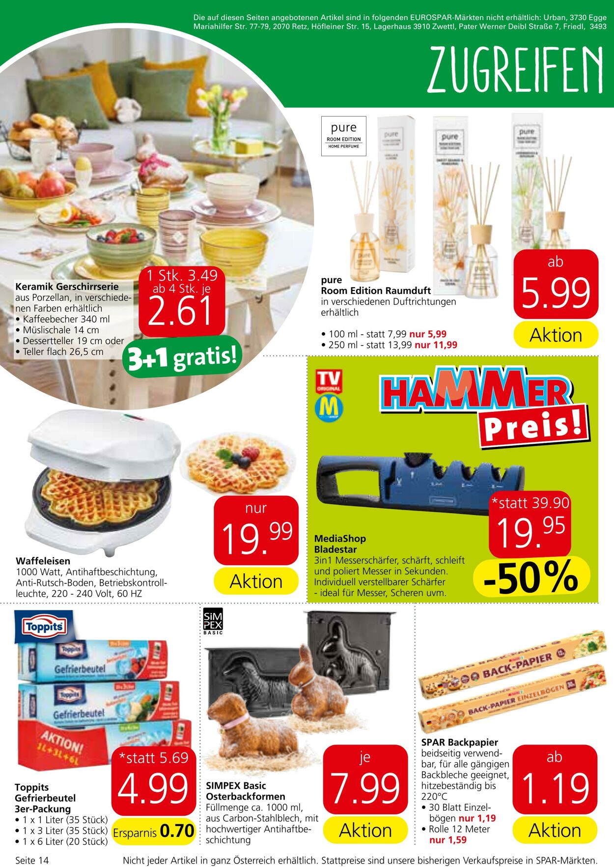 Prospekt Eurospar 16.03.2023 - 29.03.2023