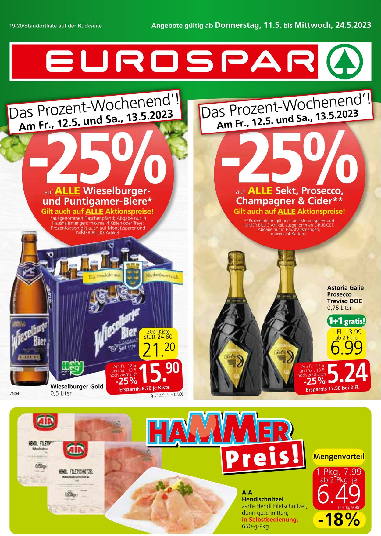 Prospekt Eurospar 11.05.2023 - 24.05.2023