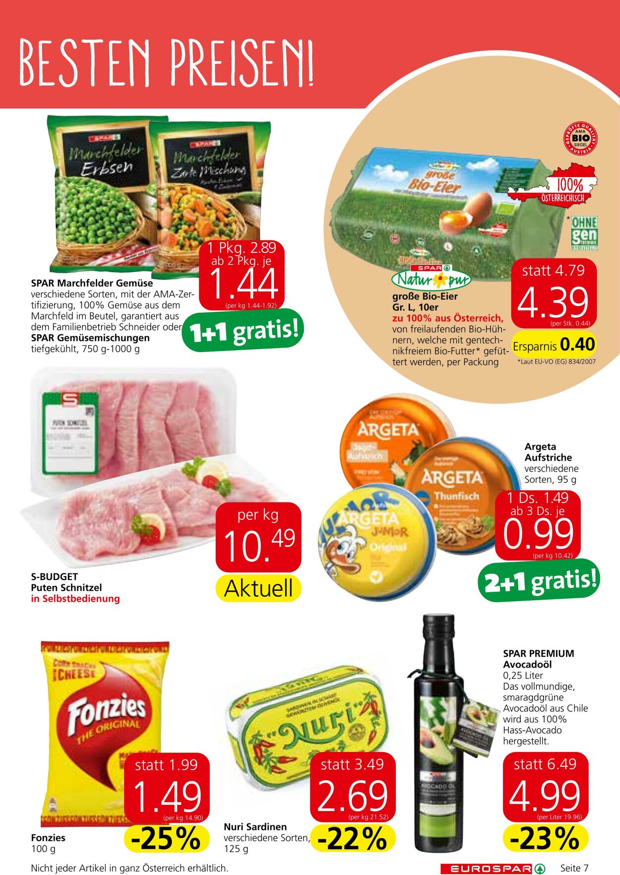 Prospekt Eurospar 14.07.2022 - 27.07.2022