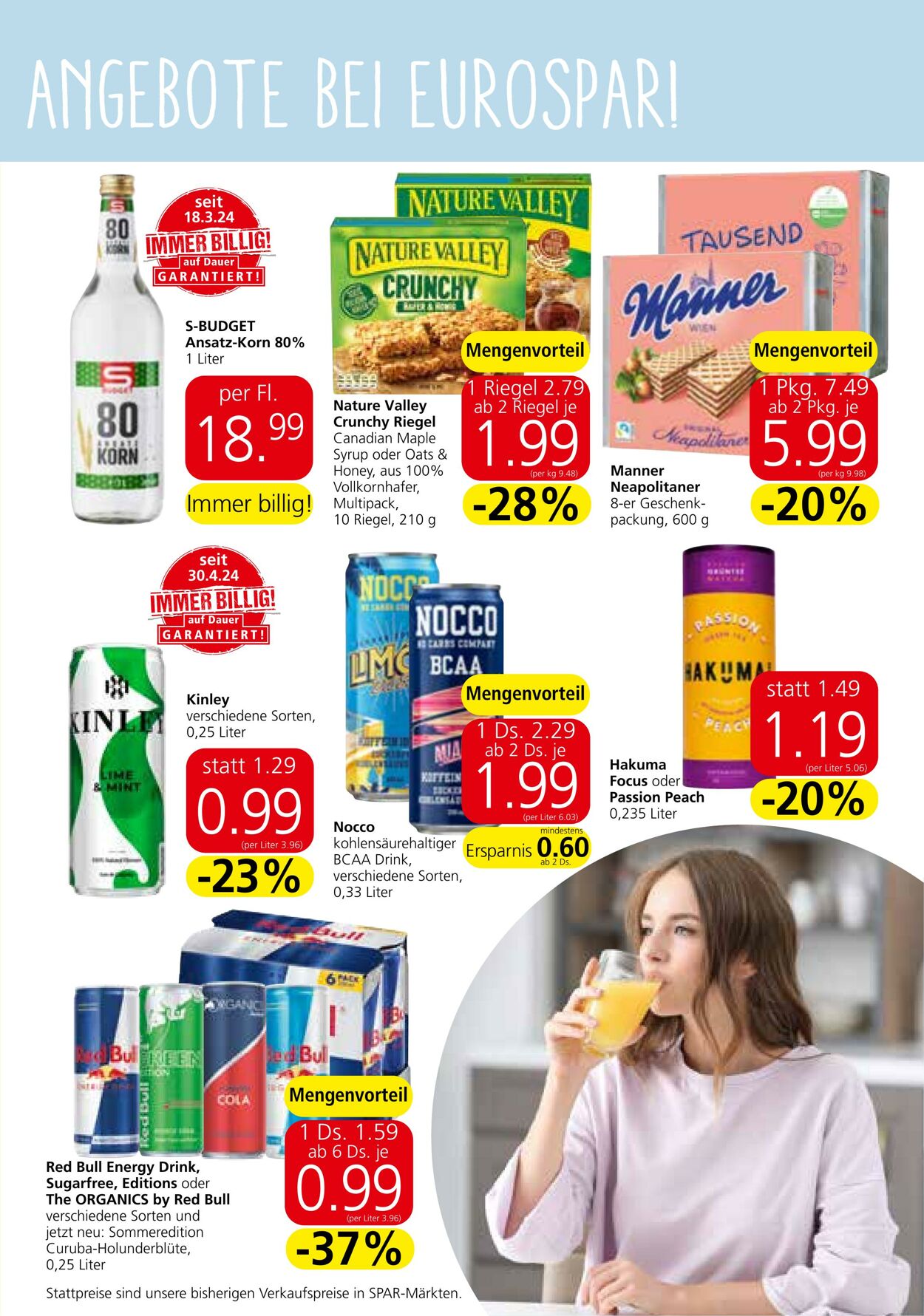 Prospekt Eurospar 25.07.2024 - 07.08.2024