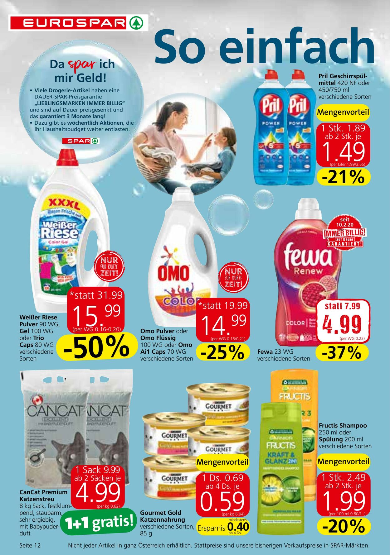 Prospekt Eurospar 28.07.2022 - 10.08.2022