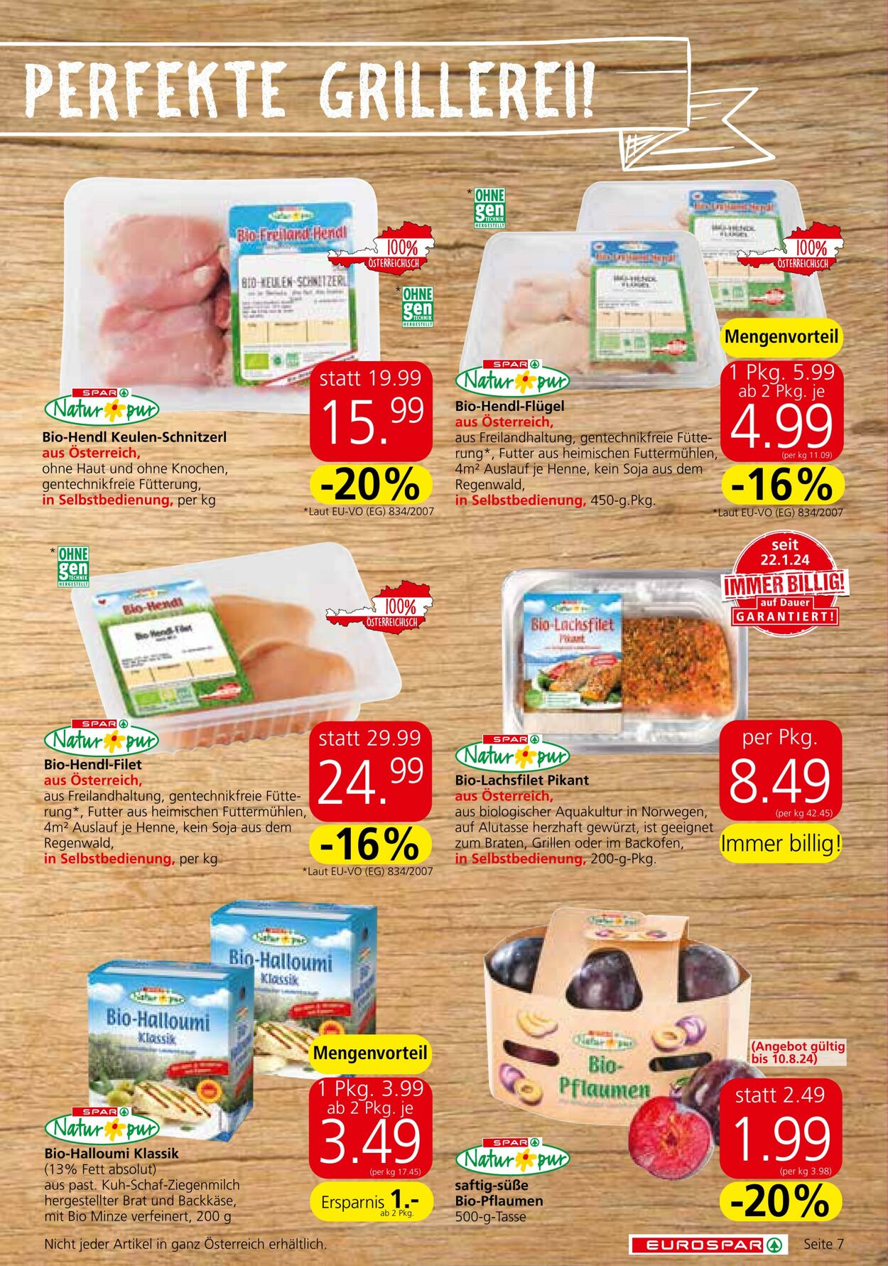 Prospekt Eurospar 08.08.2024 - 21.08.2024