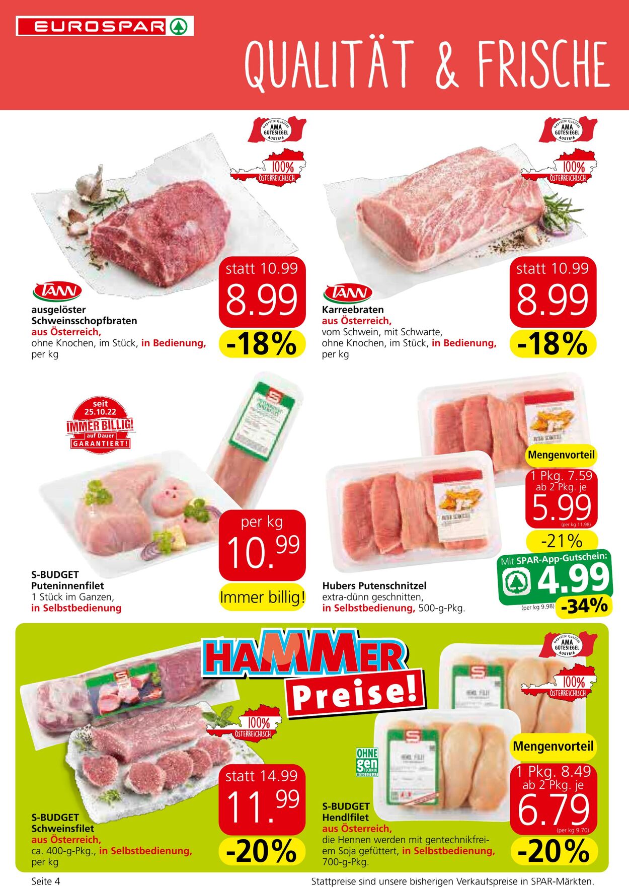 Prospekt Eurospar 14.11.2024 - 27.11.2024