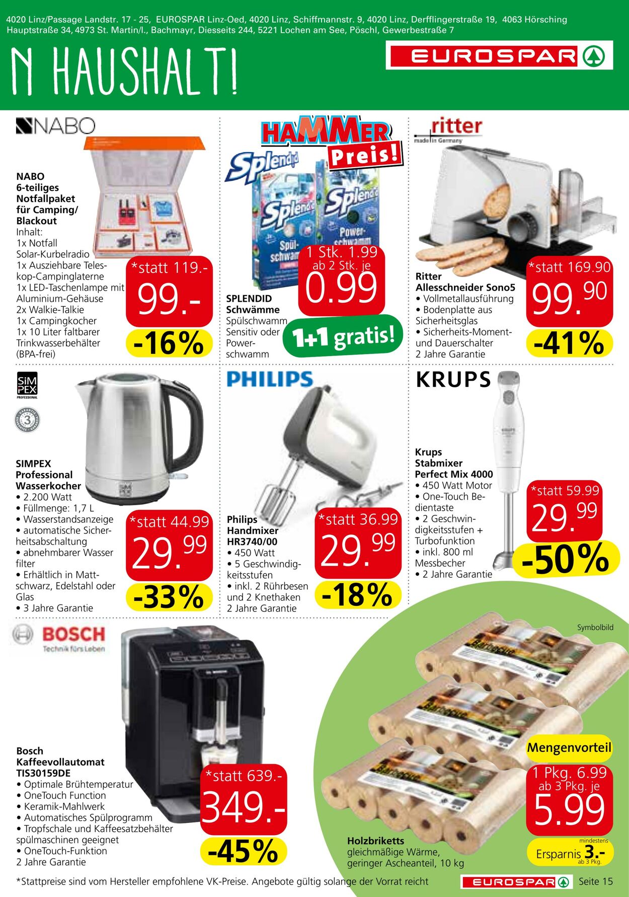 Prospekt Eurospar 16.02.2023 - 01.03.2023