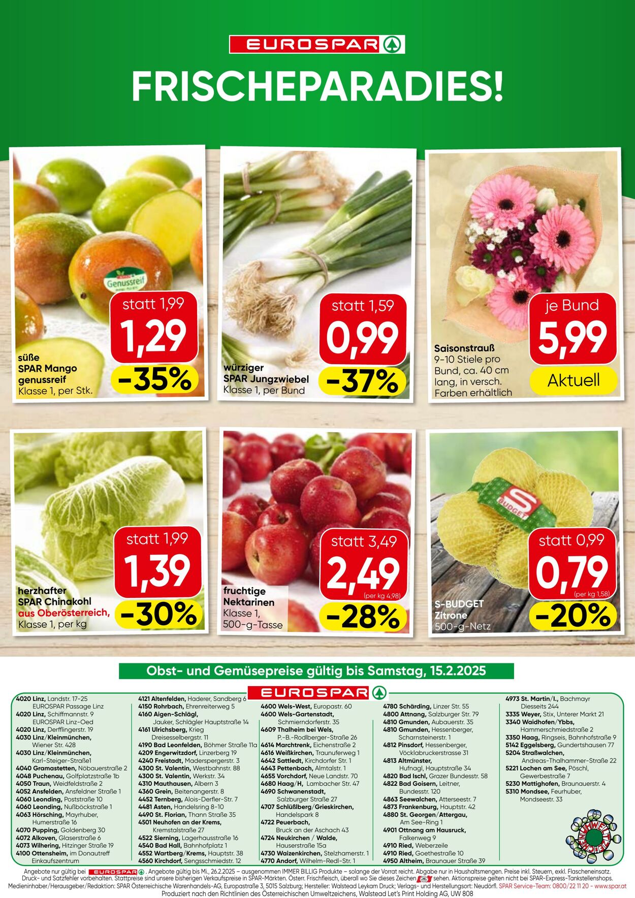 Prospekt Eurospar 13.02.2025 - 26.02.2025