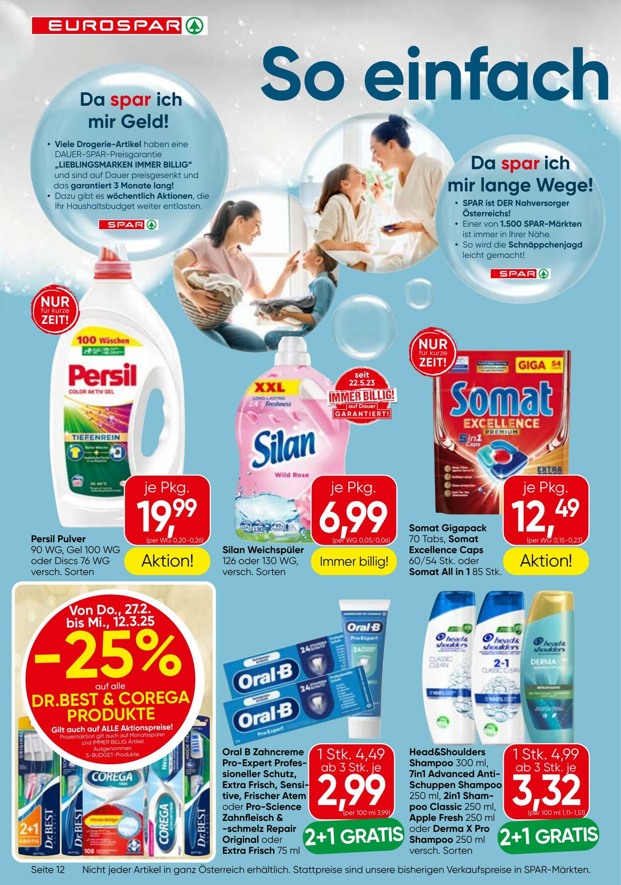 Prospekt Eurospar 27.02.2025 - 12.03.2025