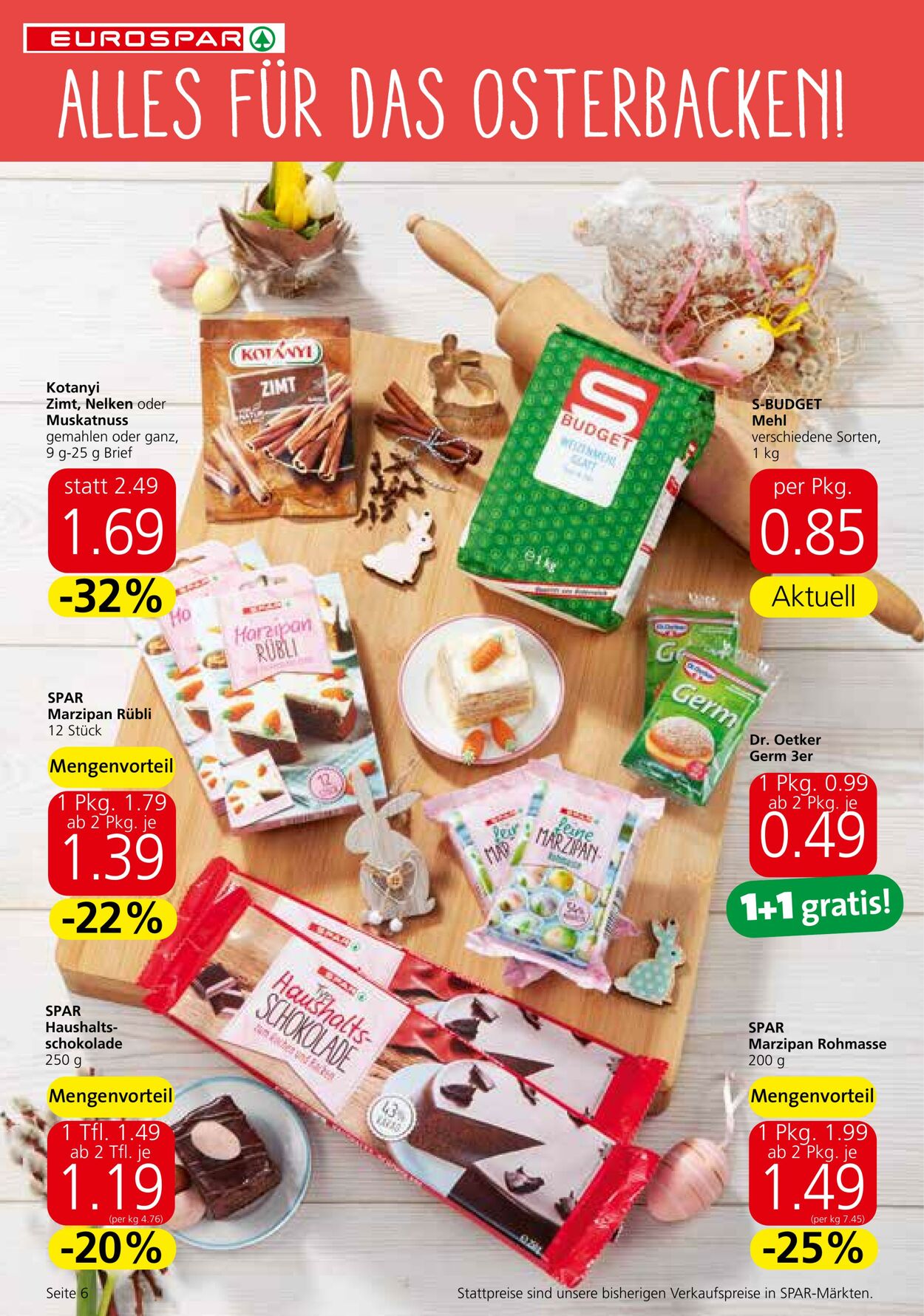 Prospekt Eurospar 16.03.2023 - 29.03.2023