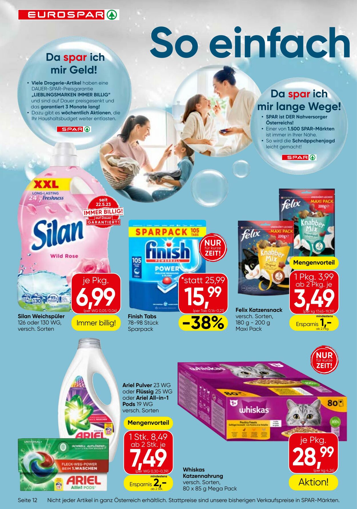 Prospekt Eurospar 17.07.2025 - 30.07.2025