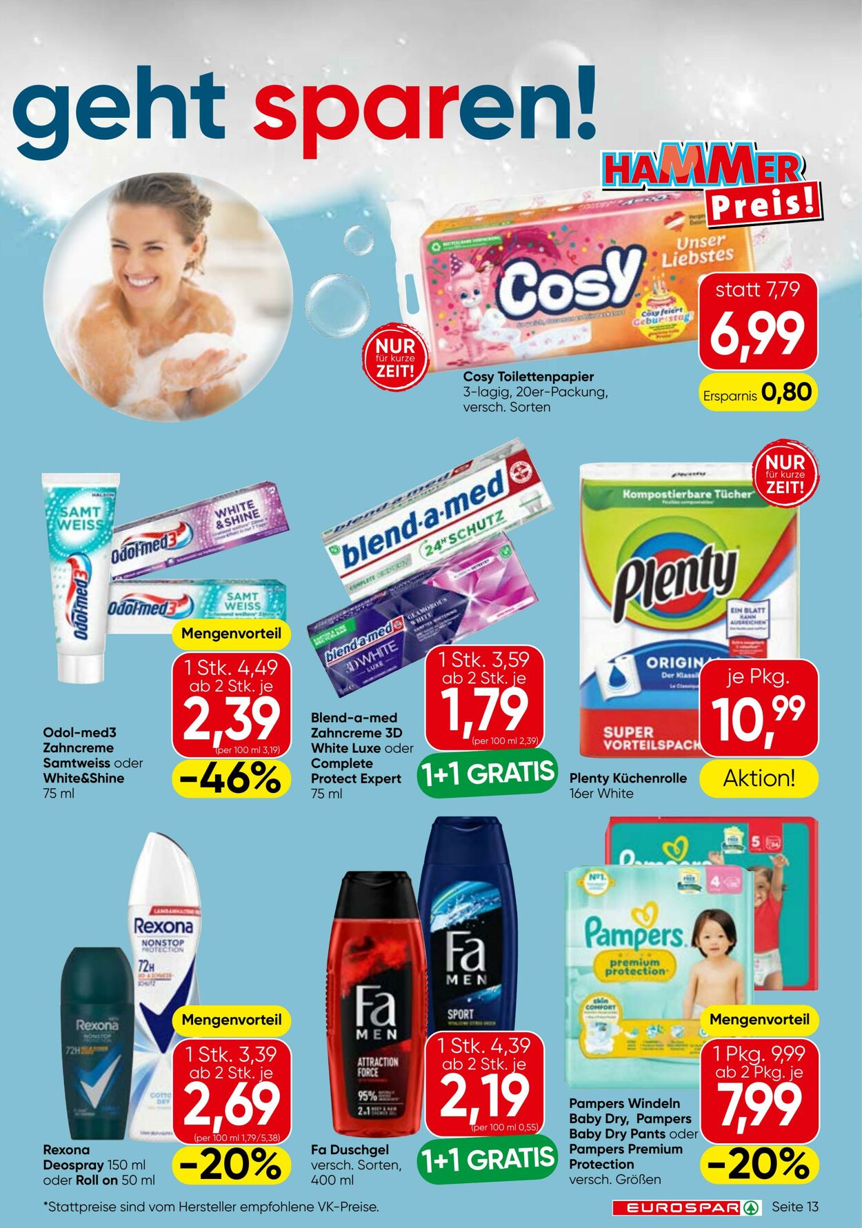 Prospekt Eurospar 17.07.2025 - 30.07.2025