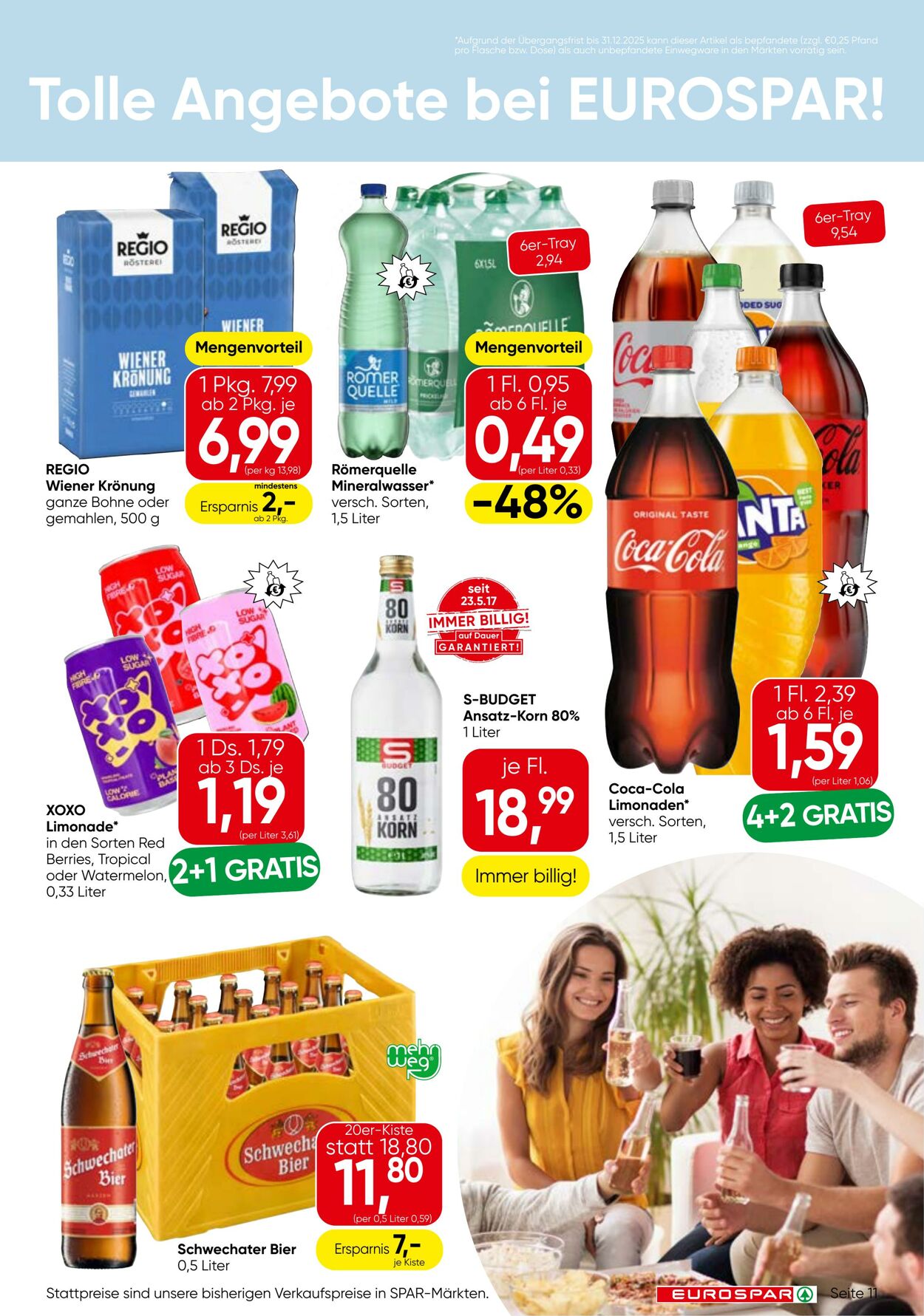 Prospekt Eurospar 17.07.2025 - 30.07.2025