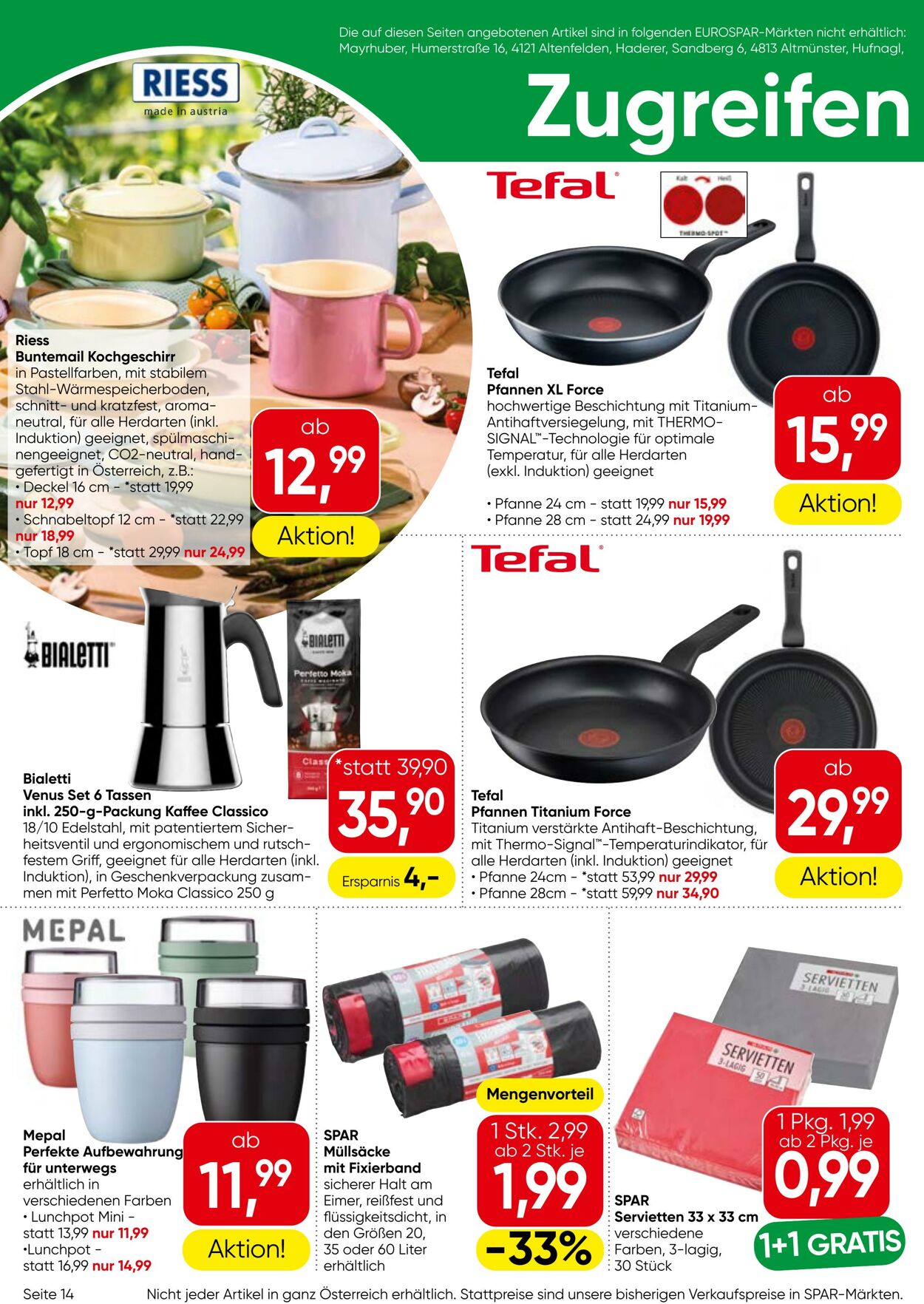 Prospekt Eurospar 17.07.2025 - 30.07.2025