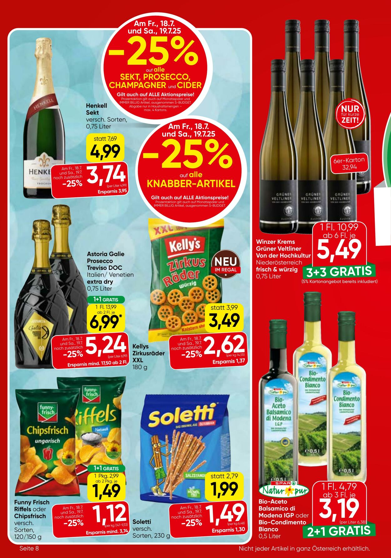 Prospekt Eurospar 17.07.2025 - 30.07.2025