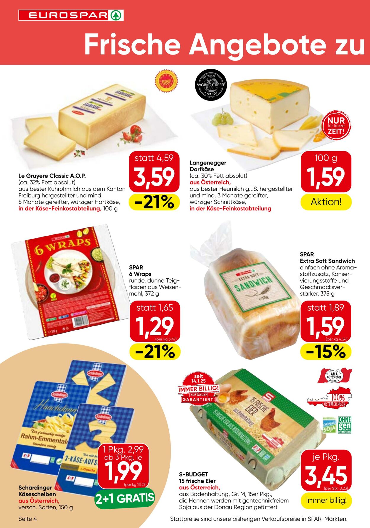 Prospekt Eurospar 17.07.2025 - 30.07.2025