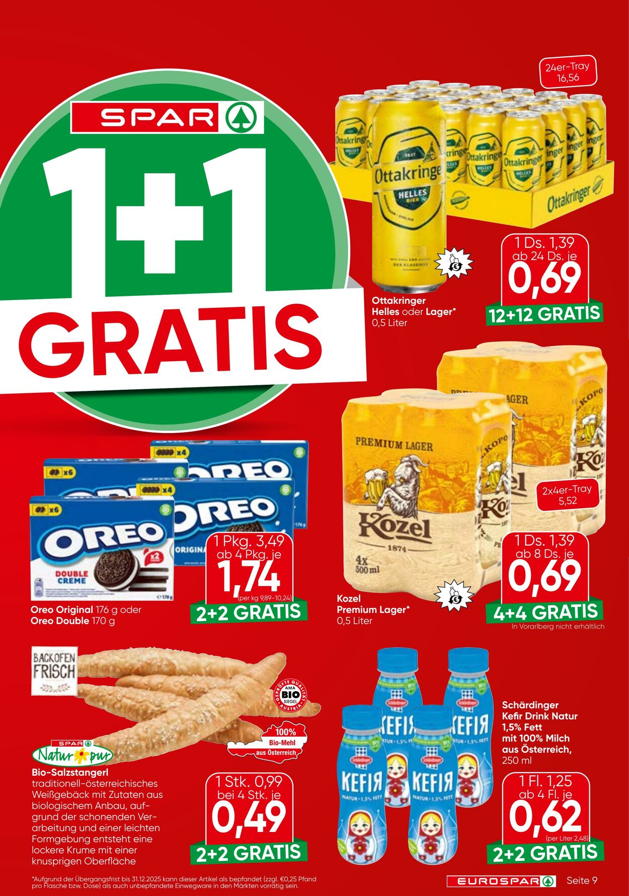 Prospekt Eurospar 17.07.2025 - 30.07.2025