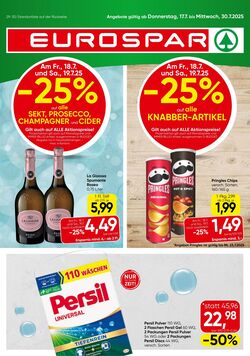 Prospekt Eurospar 17.07.2025 - 30.07.2025