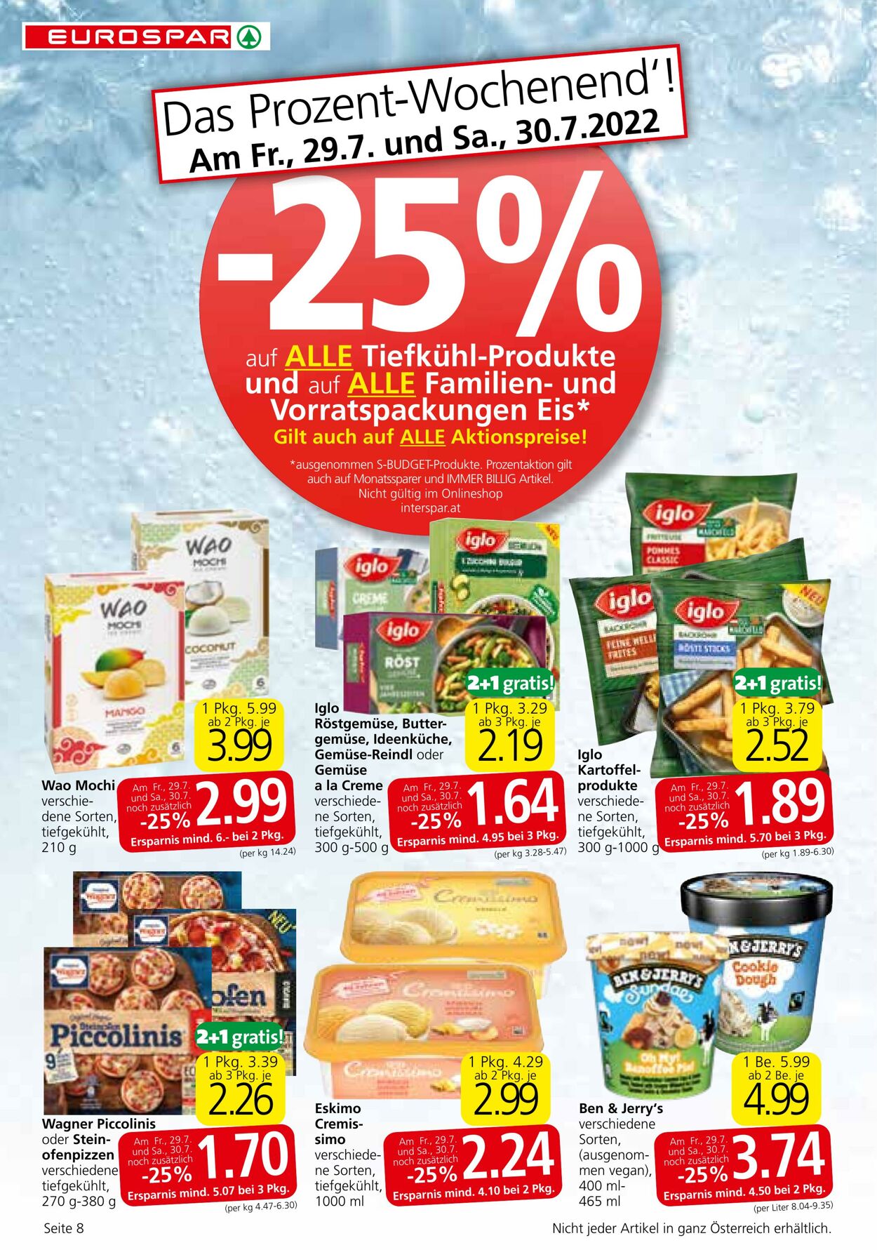 Prospekt Eurospar 28.07.2022 - 10.08.2022