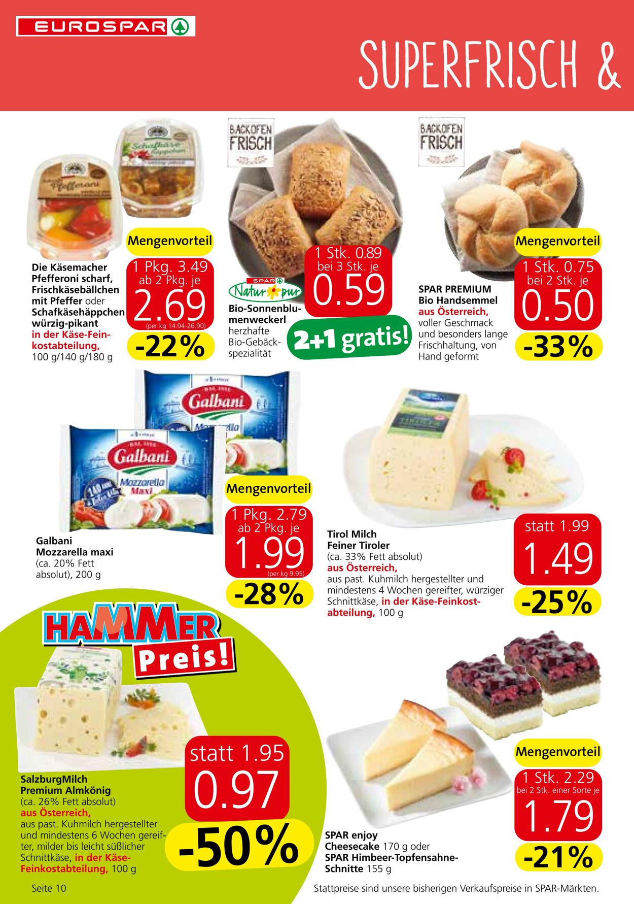 Prospekt Eurospar 25.08.2022 - 07.09.2022