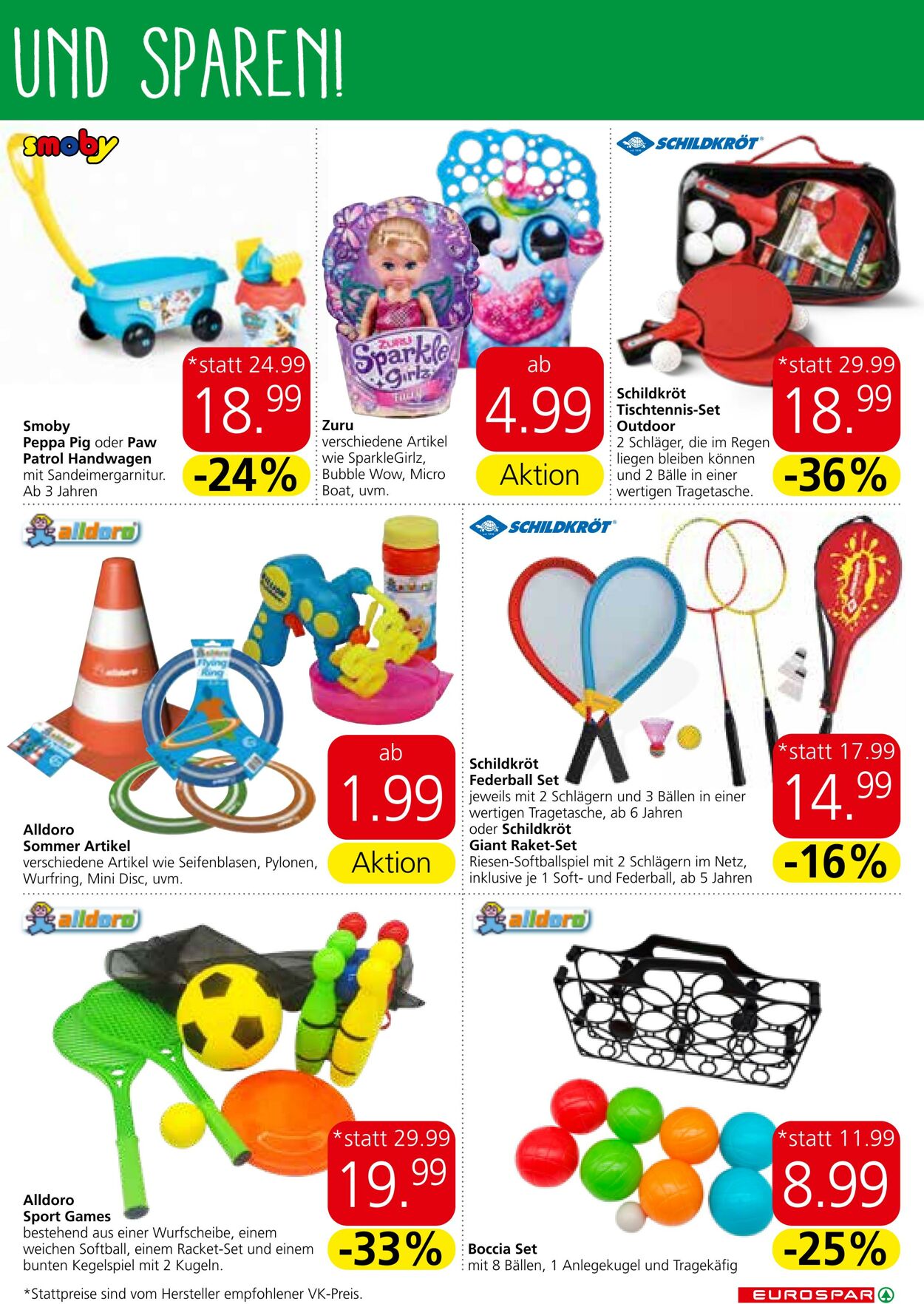 Prospekt Eurospar 27.04.2023 - 10.05.2023