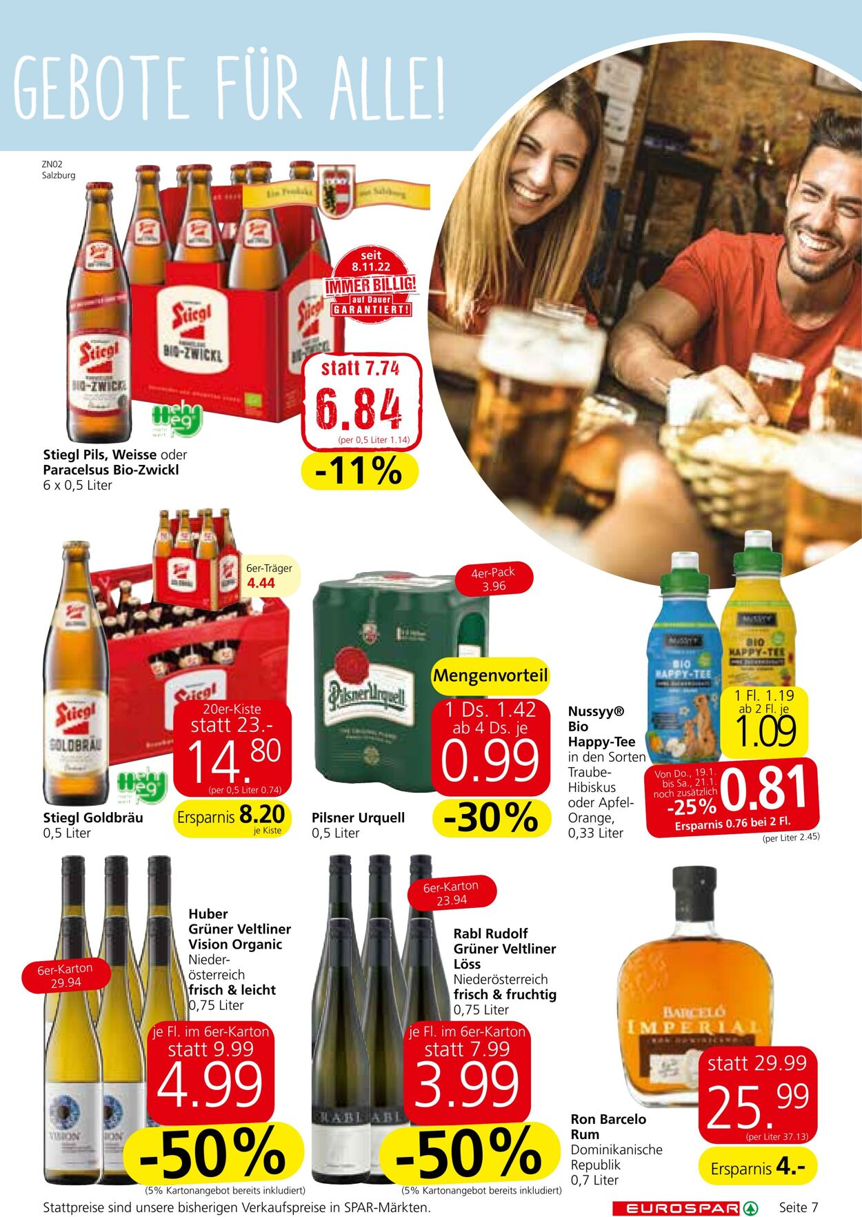 Prospekt Eurospar 19.01.2023 - 01.02.2023