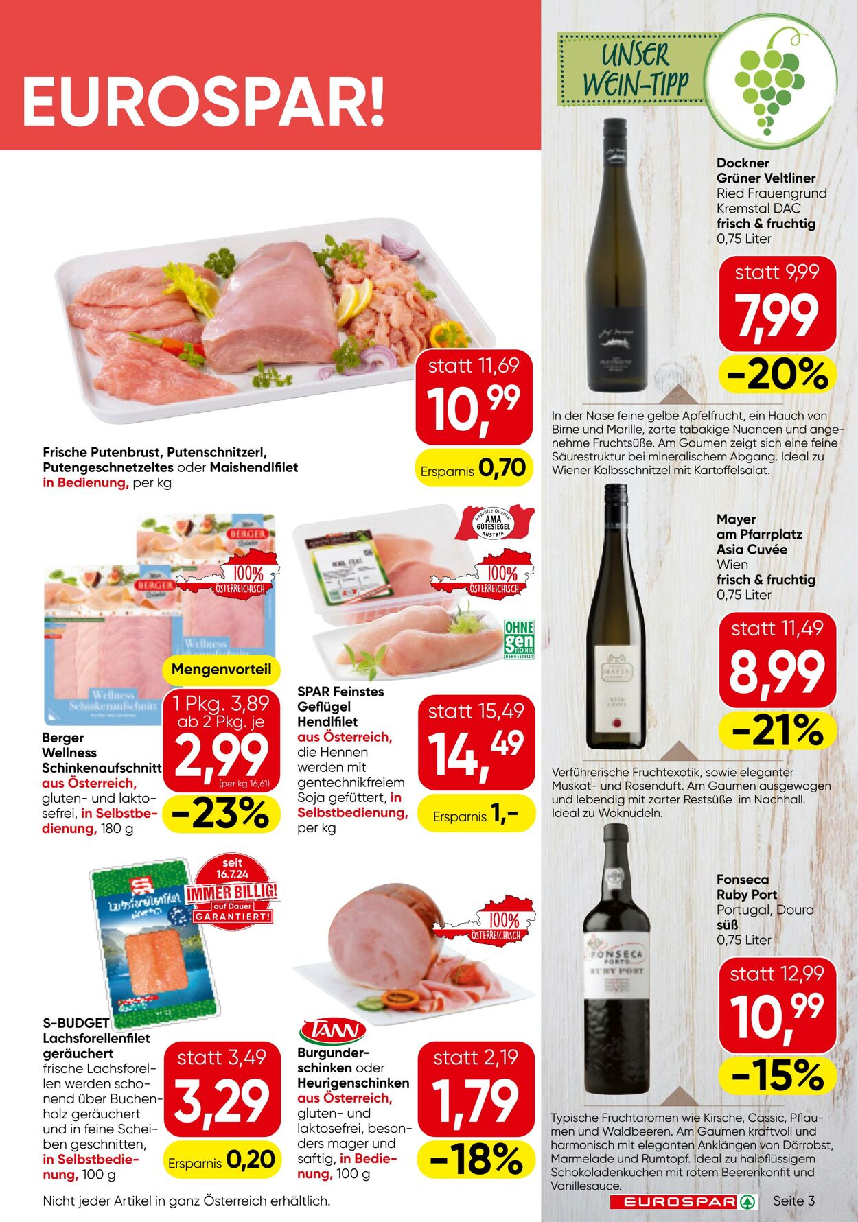 Prospekt Eurospar 30.01.2025 - 12.02.2025