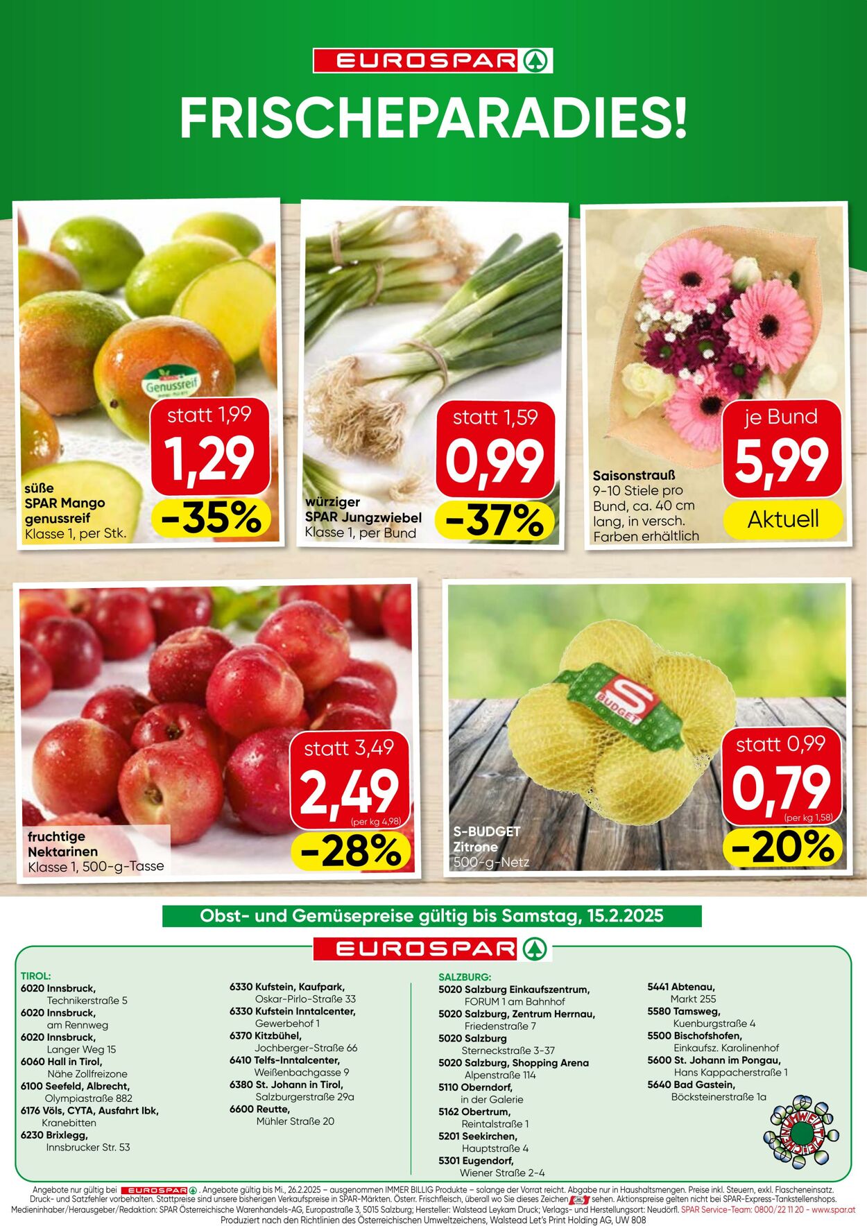 Prospekt Eurospar 13.02.2025 - 26.02.2025