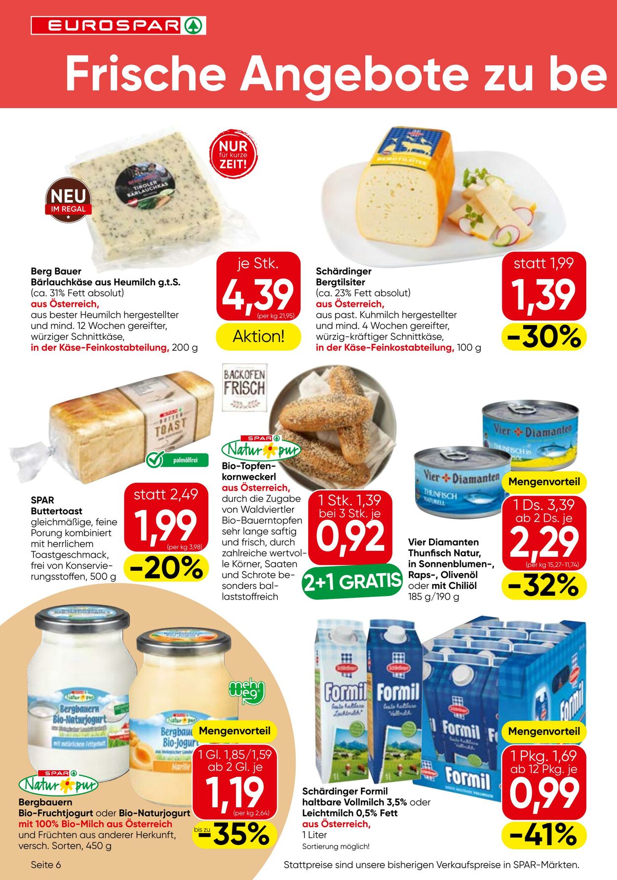 Prospekt Eurospar 13.03.2025 - 26.03.2025