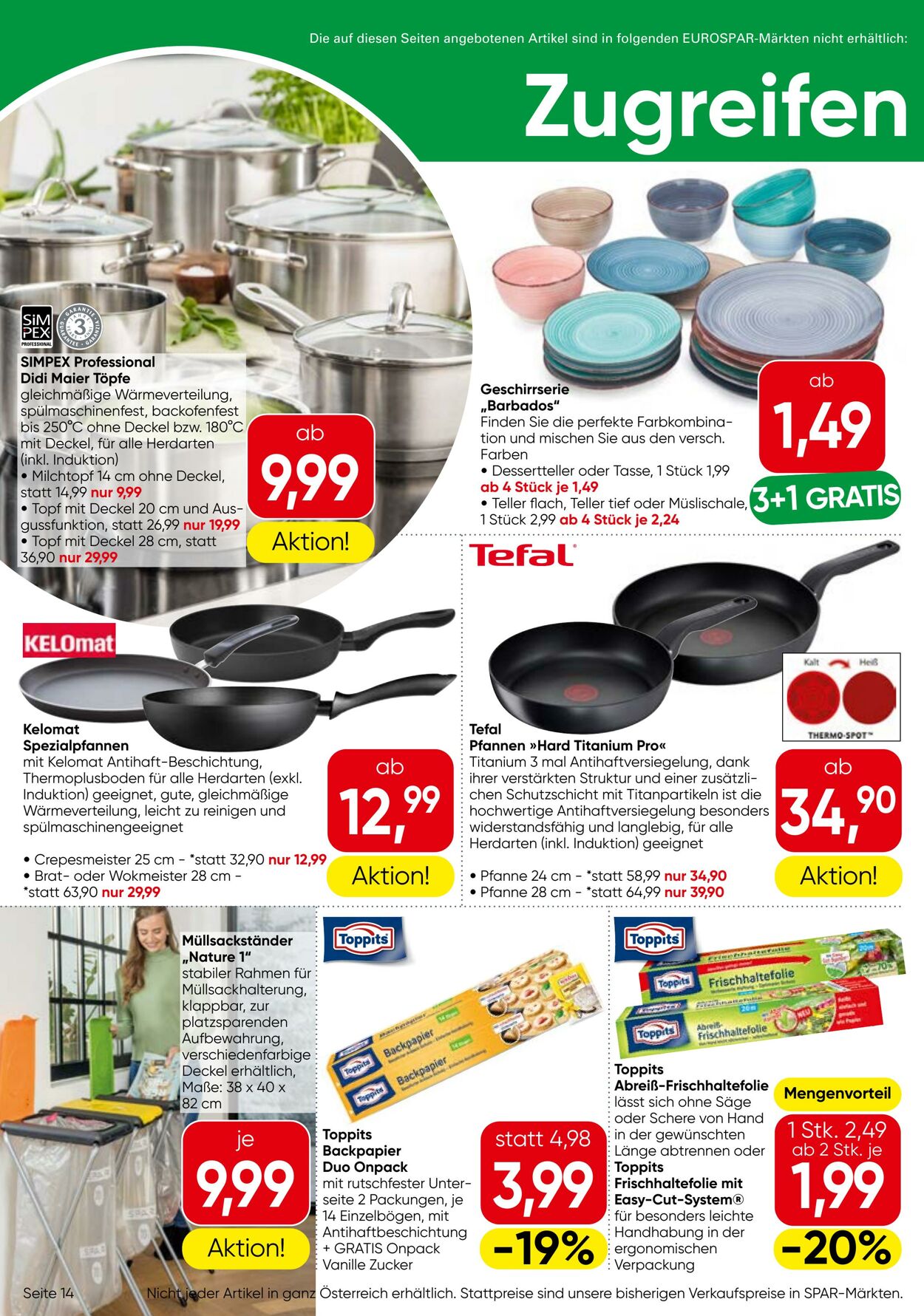 Prospekt Eurospar 13.03.2025 - 26.03.2025