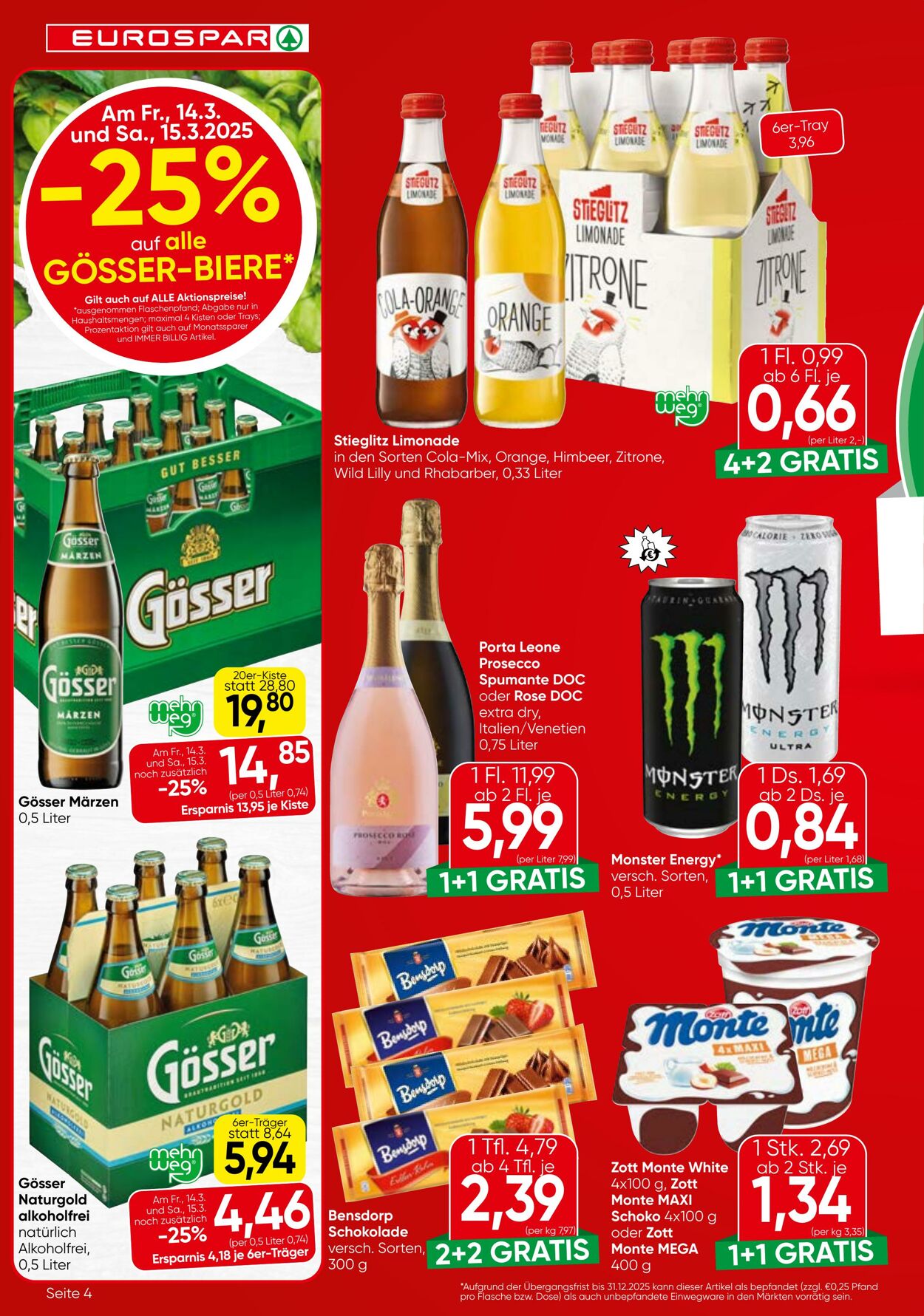 Prospekt Eurospar 13.03.2025 - 26.03.2025