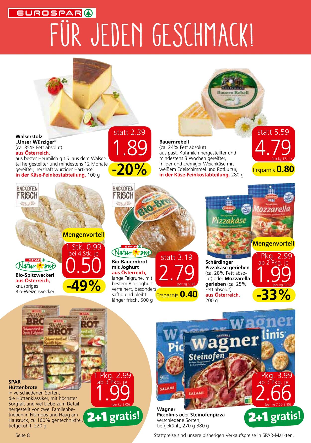 Prospekt Eurospar 16.03.2023 - 29.03.2023