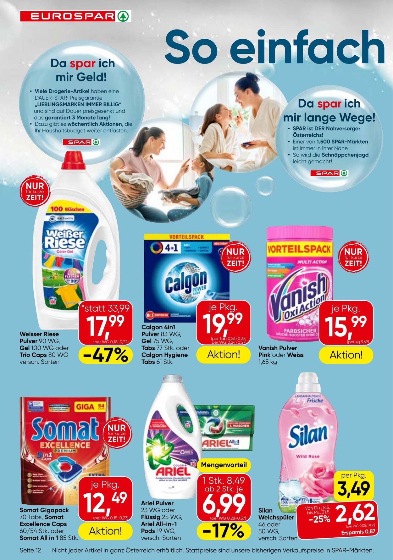 Prospekt Eurospar 08.05.2025 - 21.05.2025