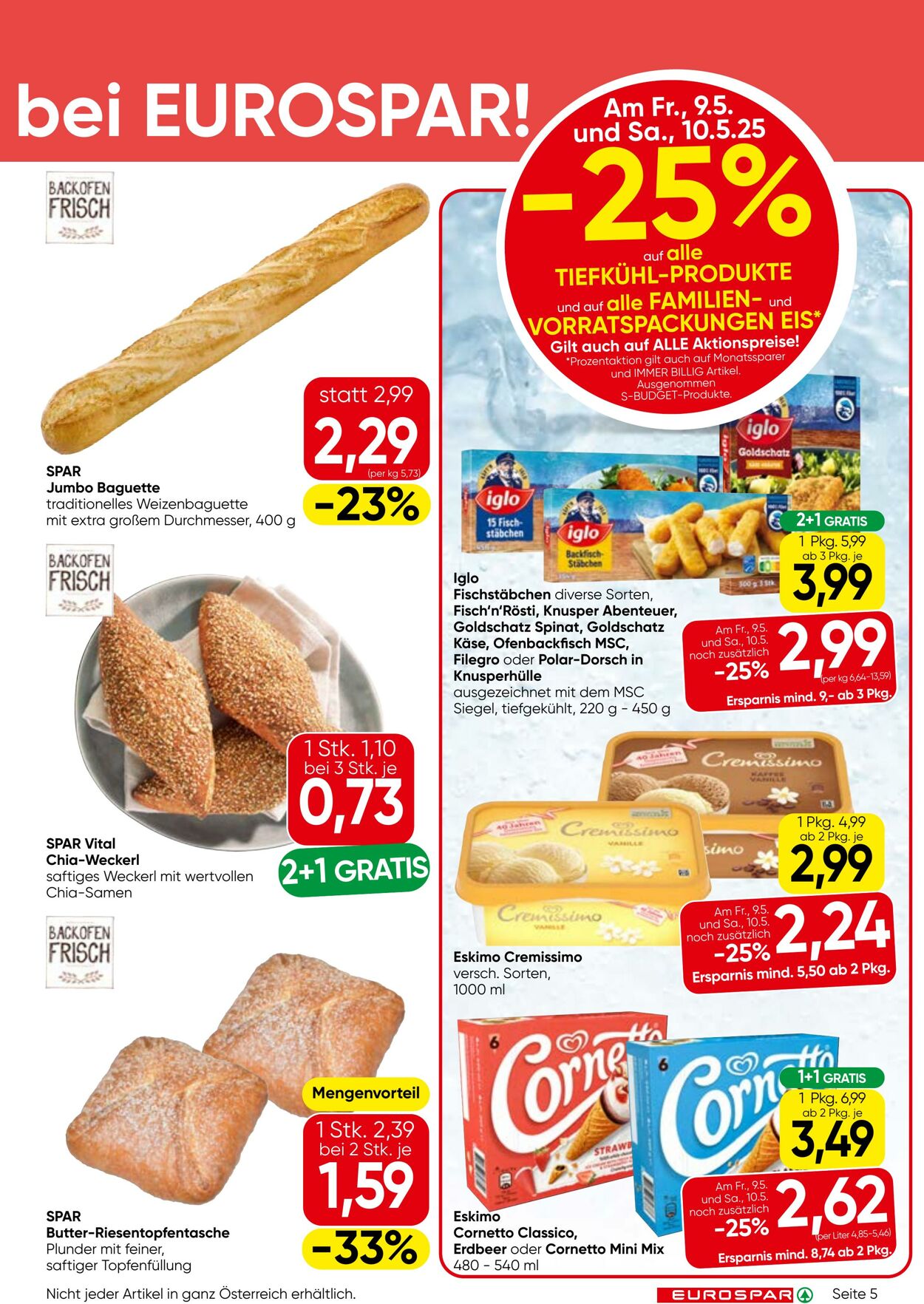 Prospekt Eurospar 08.05.2025 - 21.05.2025