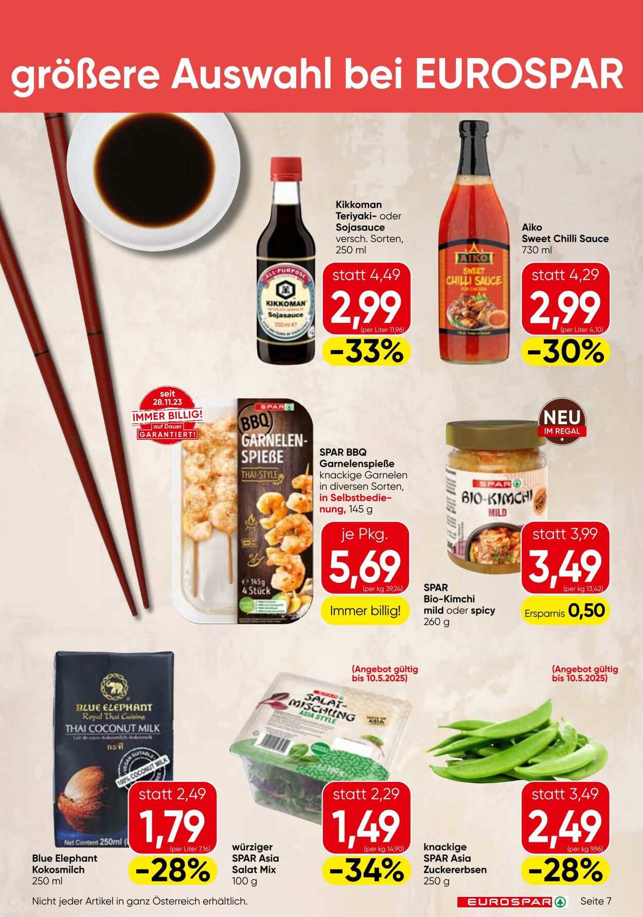 Prospekt Eurospar 08.05.2025 - 21.05.2025