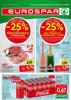 Prospekt Eurospar 22.05.2025 - 04.06.2025