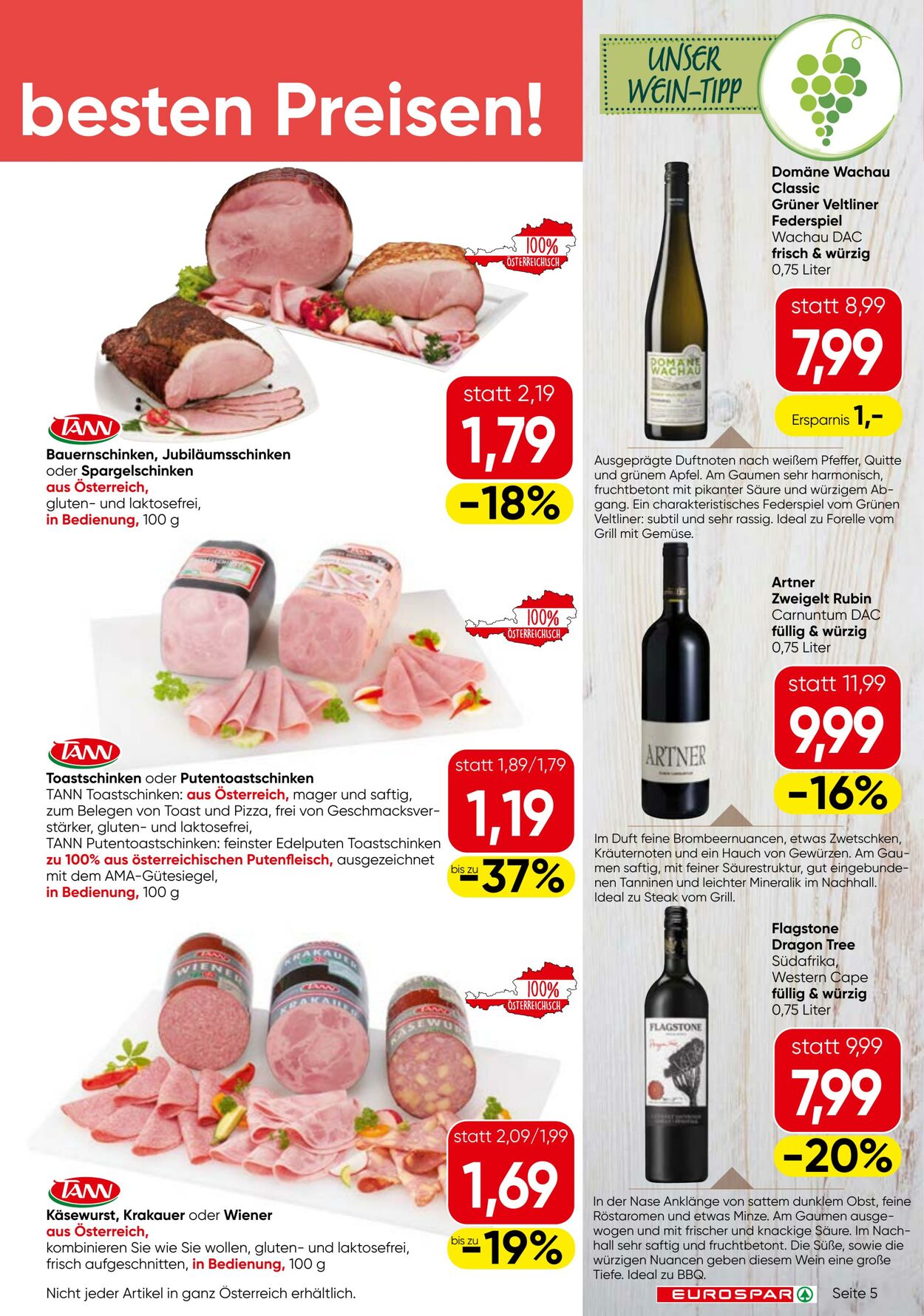Prospekt Eurospar 18.06.2025 - 02.07.2025