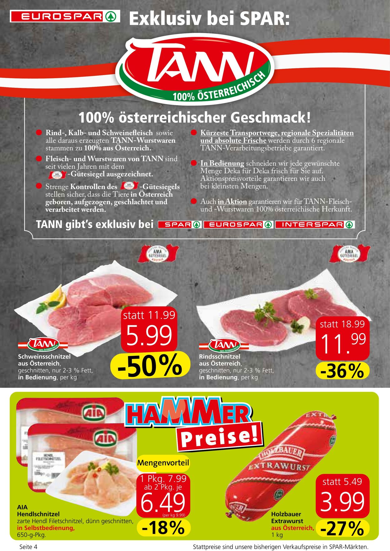 Prospekt Eurospar 25.08.2022 - 07.09.2022