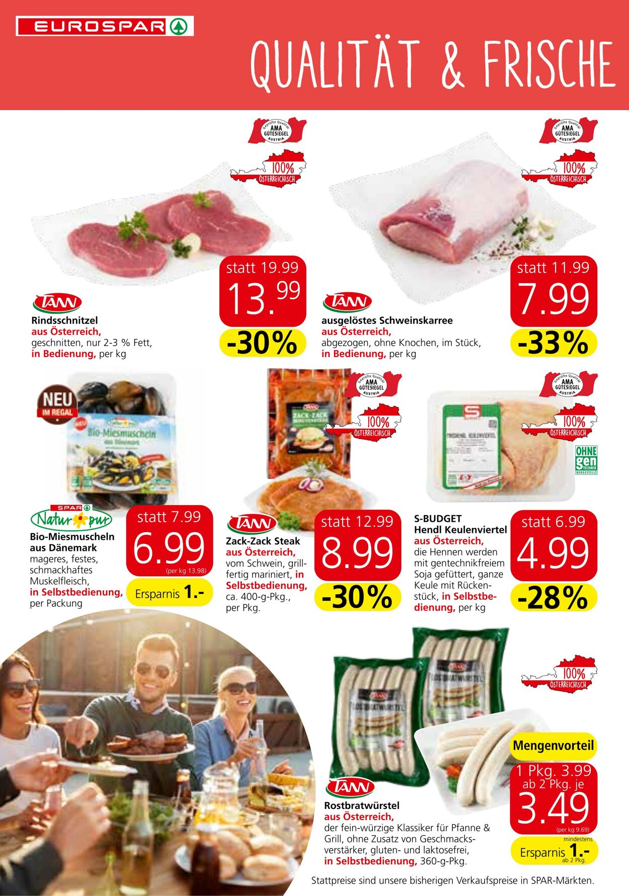 Prospekt Eurospar 22.08.2024 - 04.09.2024