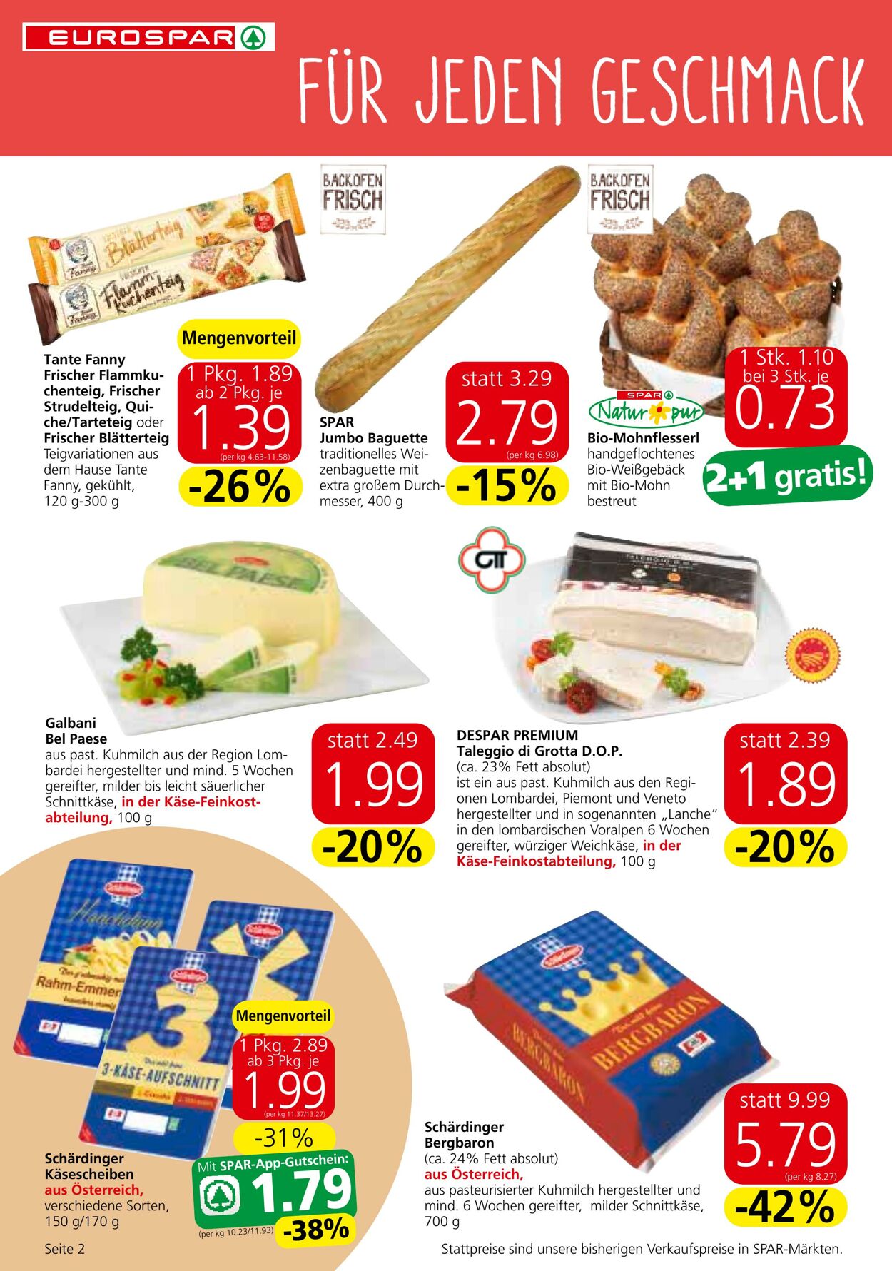 Prospekt Eurospar 14.11.2024 - 27.11.2024