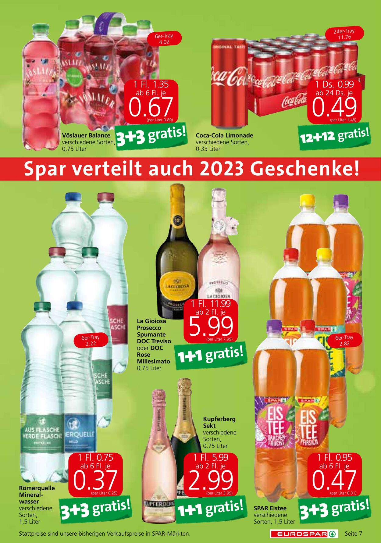 Prospekt Eurospar 02.01.2023 - 18.01.2023