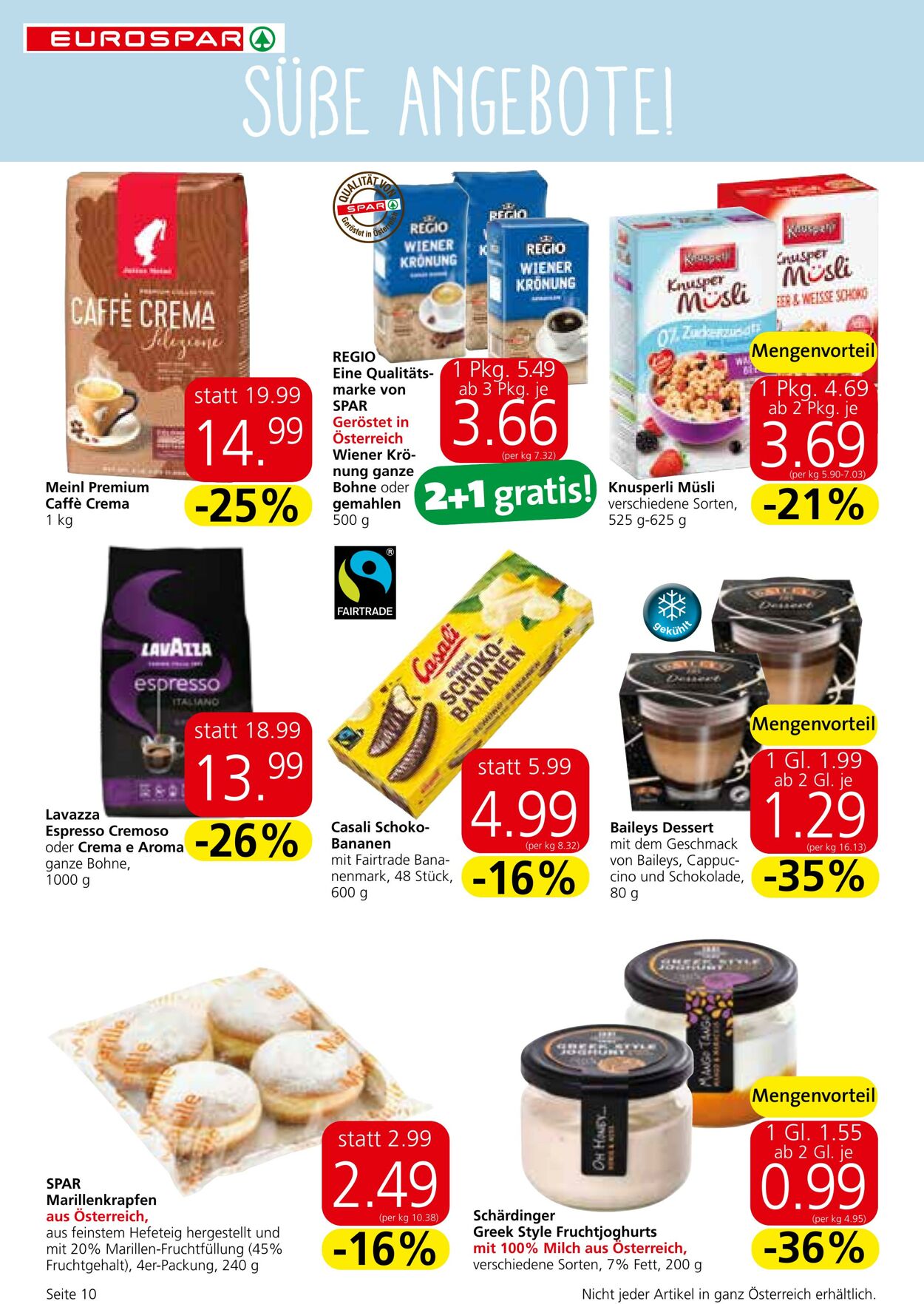 Prospekt Eurospar 19.01.2023 - 01.02.2023