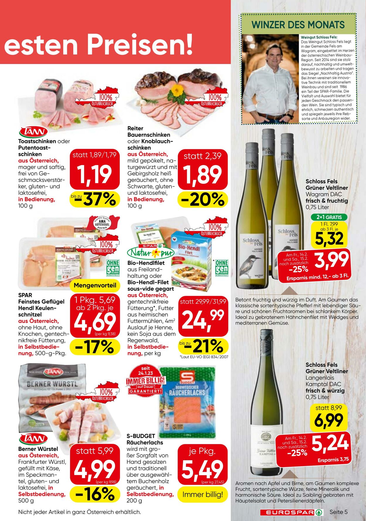 Prospekt Eurospar 13.02.2025 - 26.02.2025