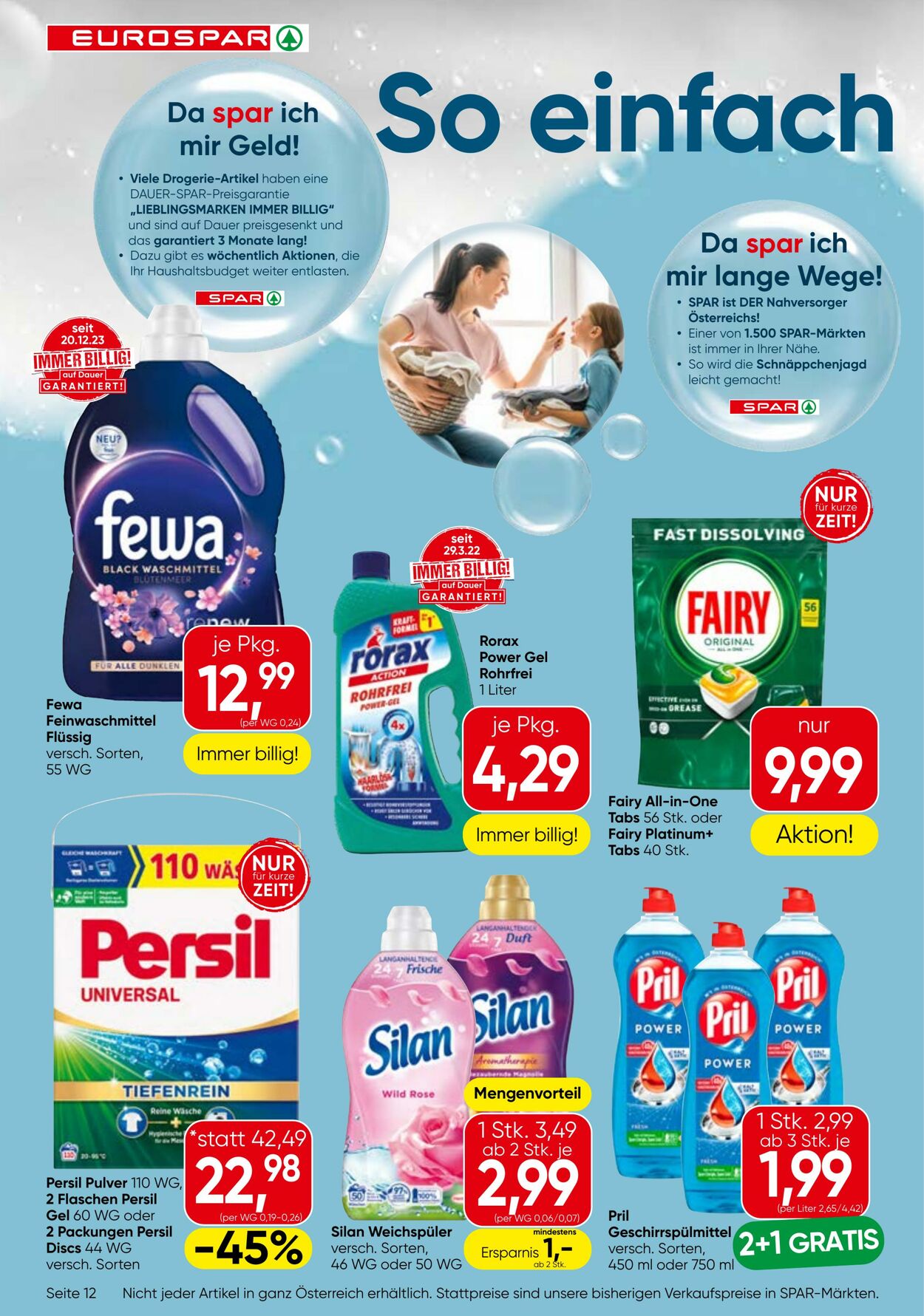 Prospekt Eurospar 13.03.2025 - 26.03.2025