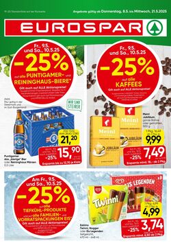 Prospekt Eurospar 08.05.2025 - 21.05.2025