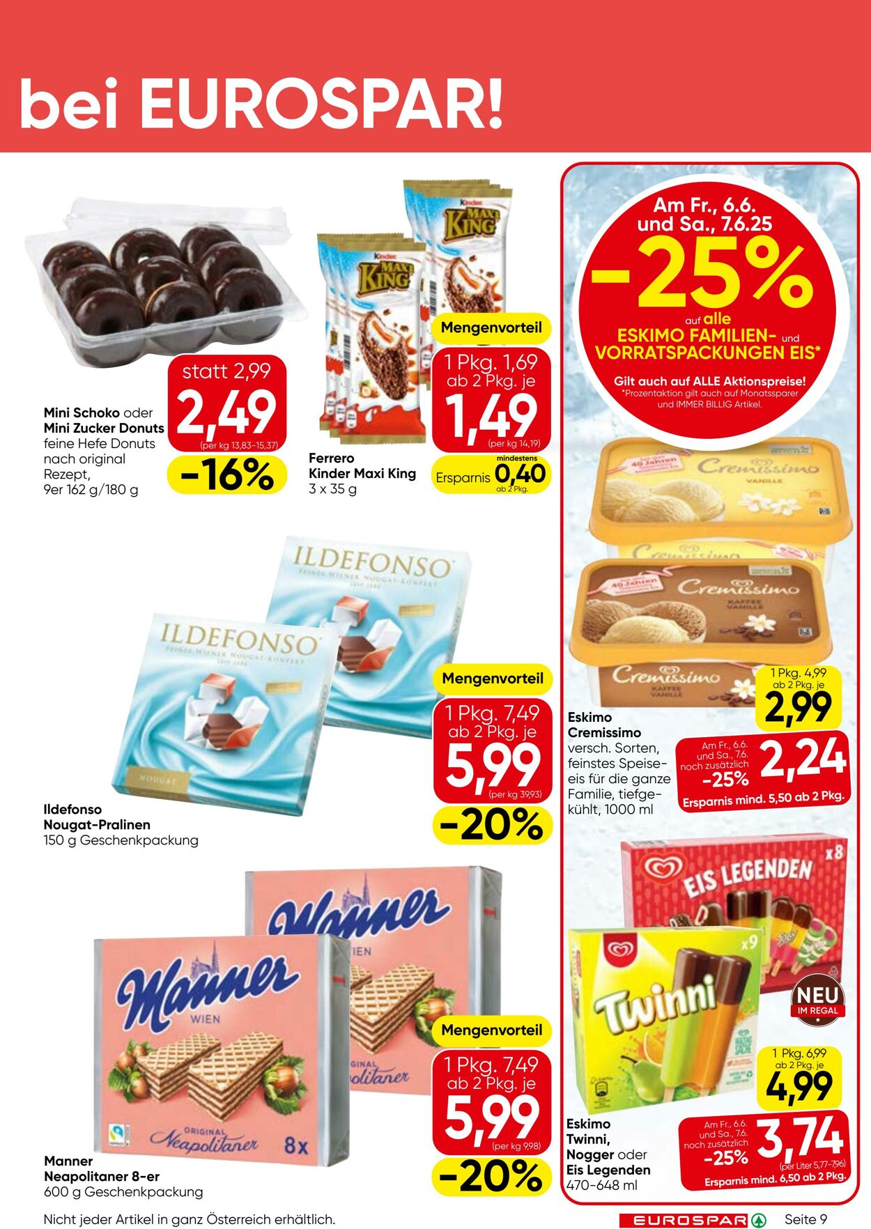 Prospekt Eurospar 05.06.2025 - 17.06.2025