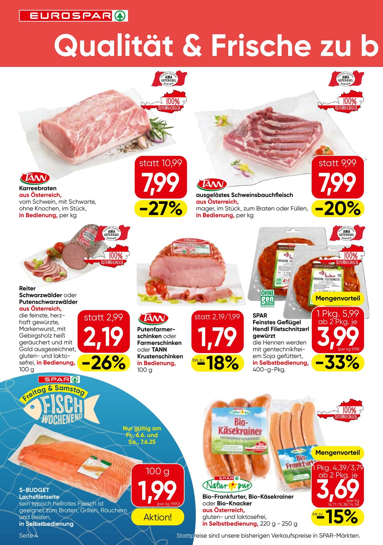 Prospekt Eurospar 05.06.2025 - 17.06.2025