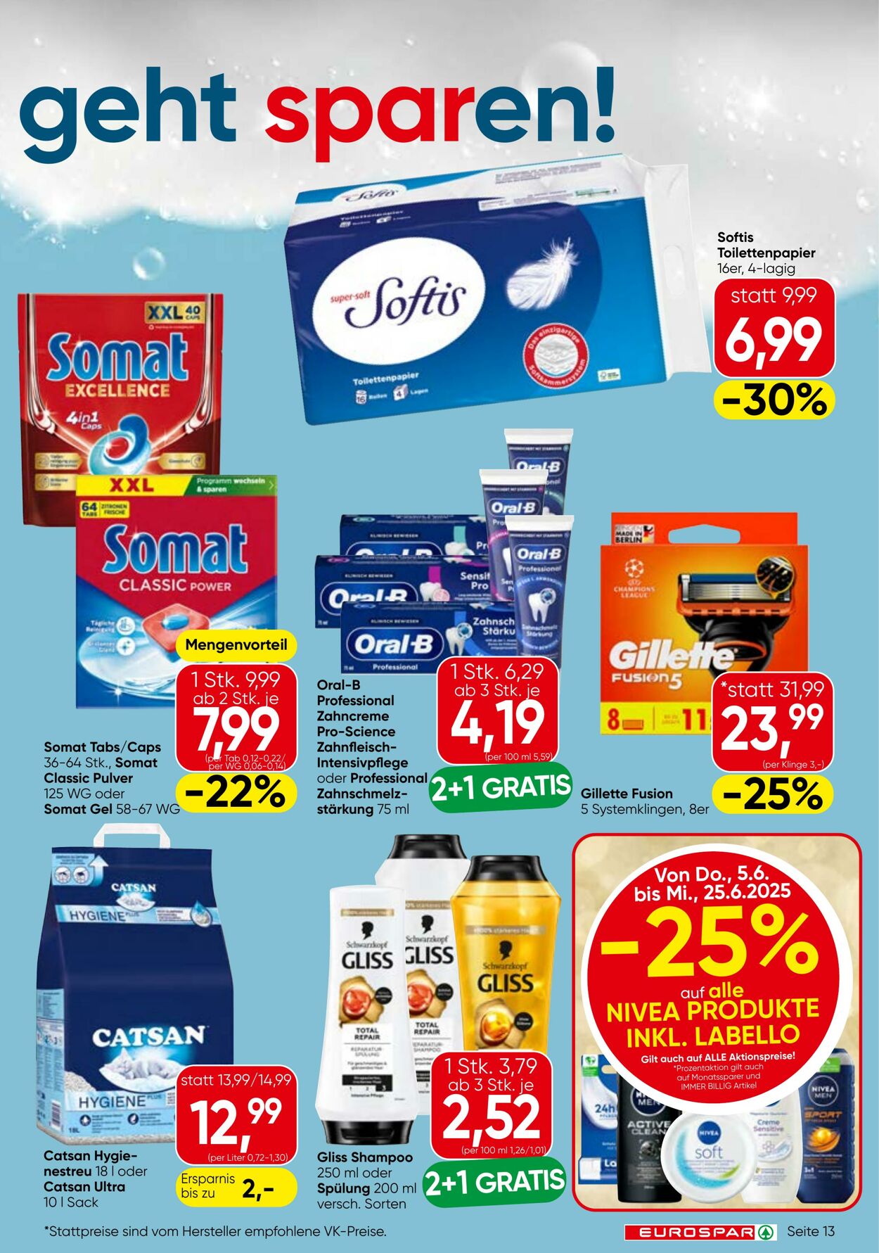 Prospekt Eurospar 05.06.2025 - 17.06.2025
