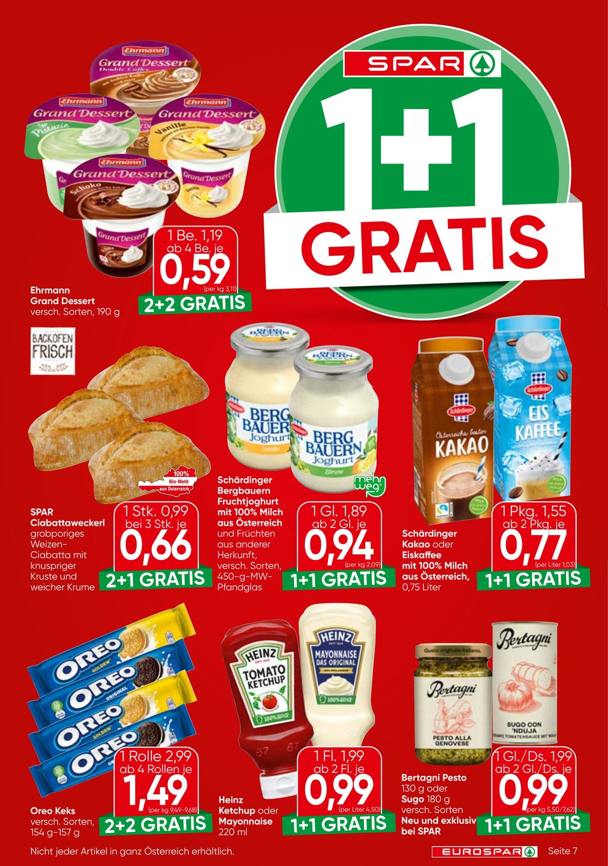Prospekt Eurospar 03.07.2025 - 16.07.2025