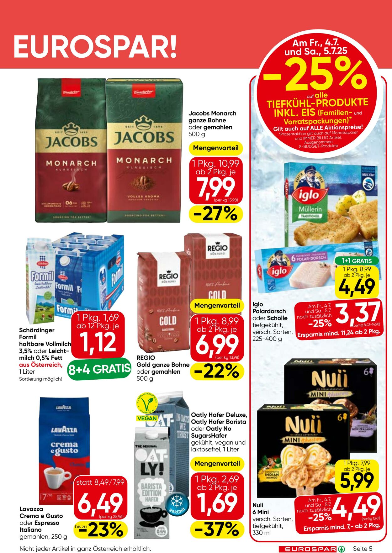 Prospekt Eurospar 03.07.2025 - 16.07.2025