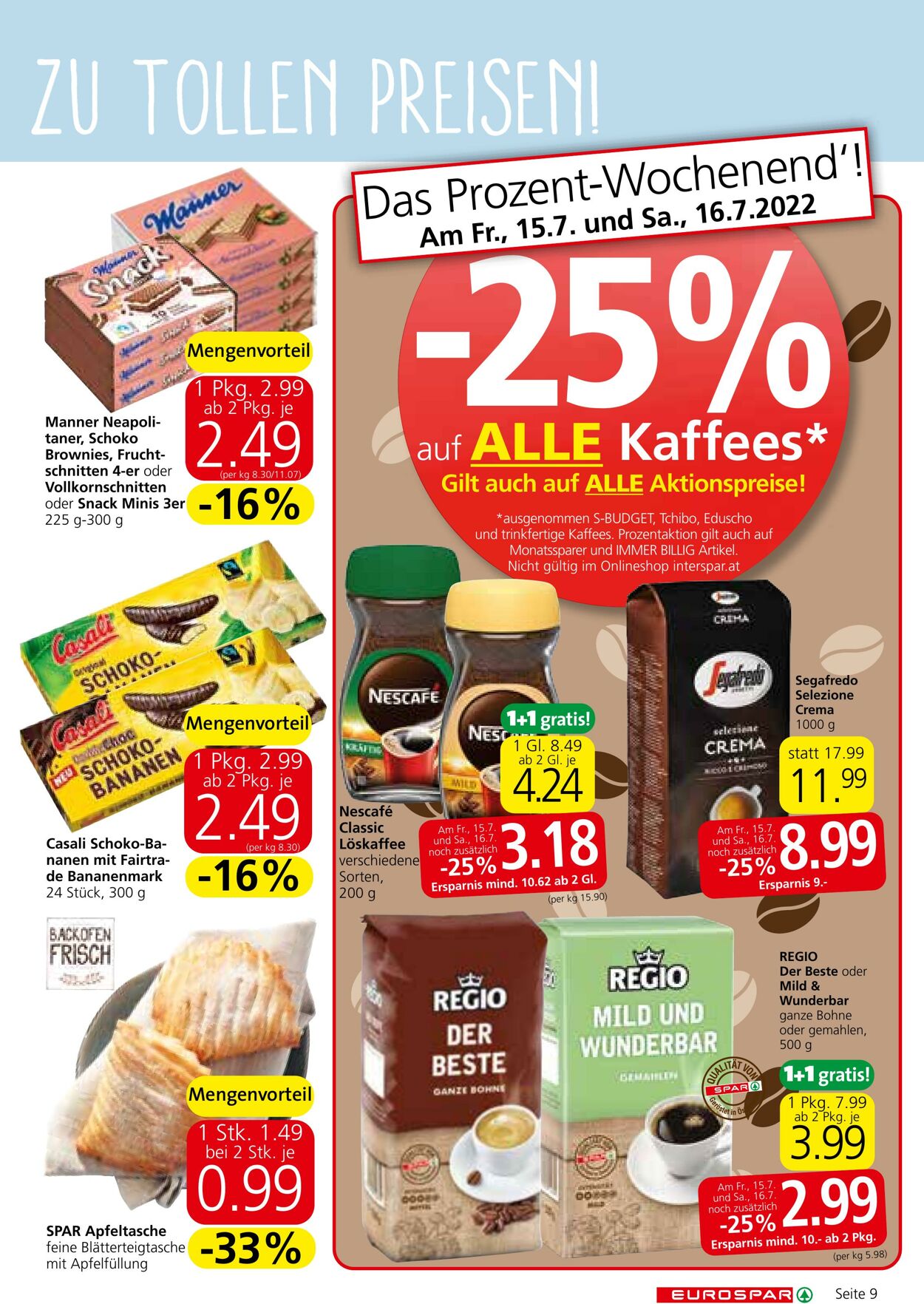 Prospekt Eurospar 14.07.2022 - 27.07.2022