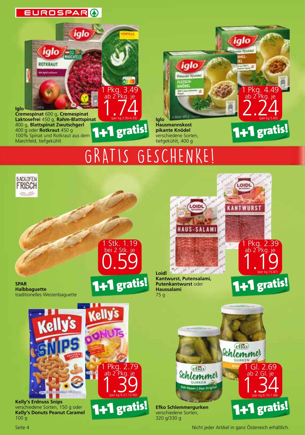 Prospekt Eurospar 19.01.2023 - 01.02.2023