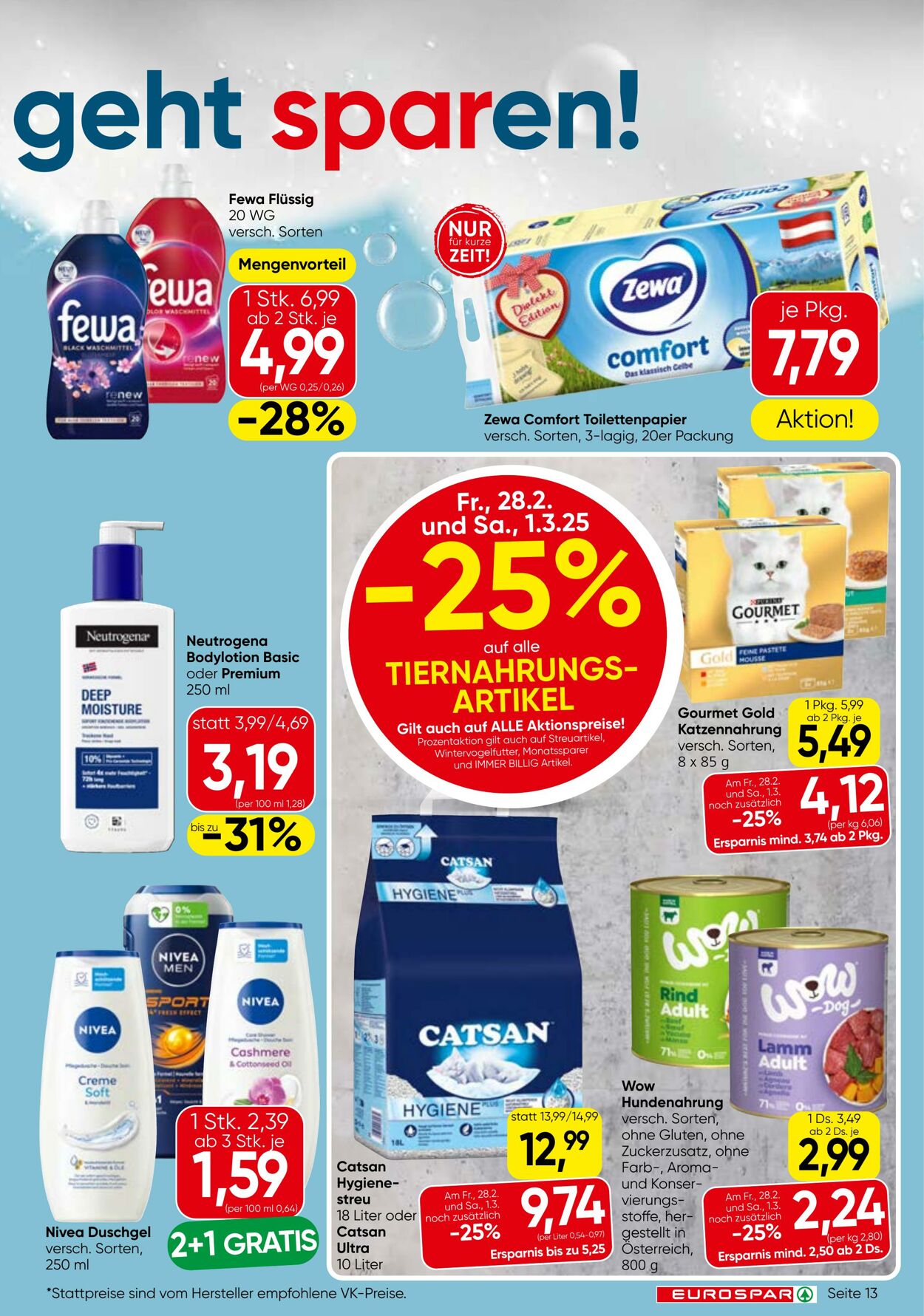 Prospekt Eurospar 27.02.2025 - 12.03.2025